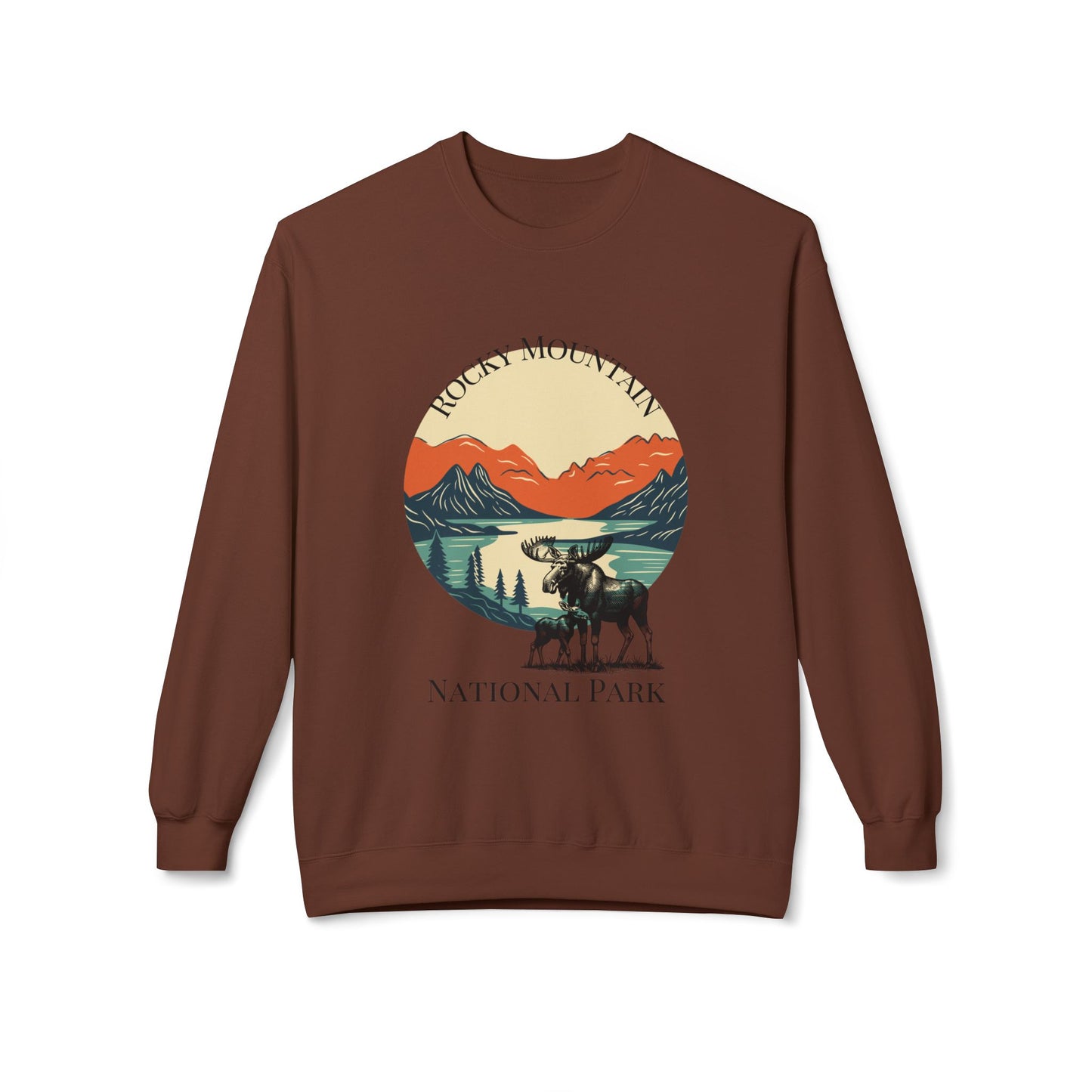 Rocky Mountain Unisex Midweight Softstyle Fleece Crewneck Sweatshirt