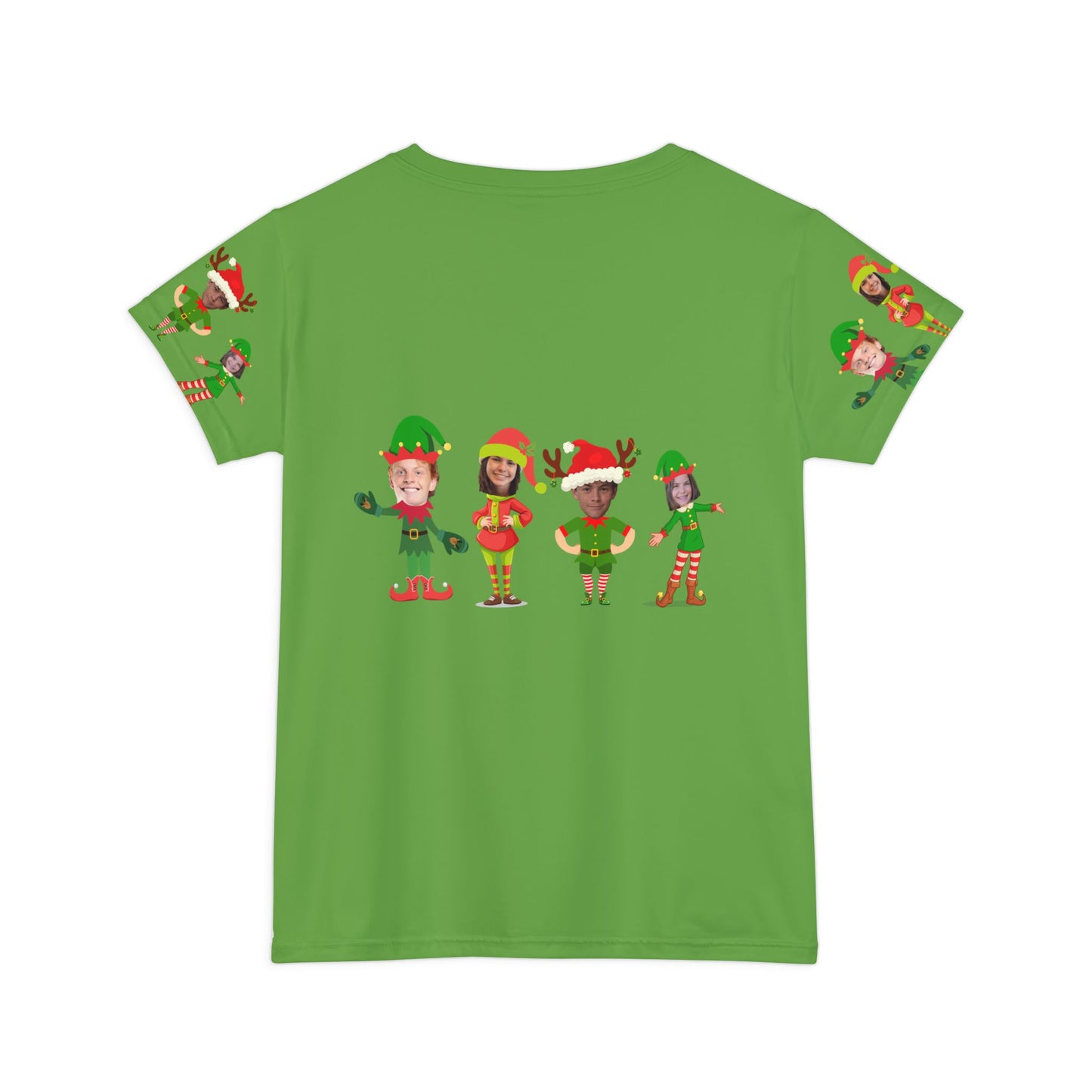 Family of Elves Women's Short Sleeve Shirt (AOP)
