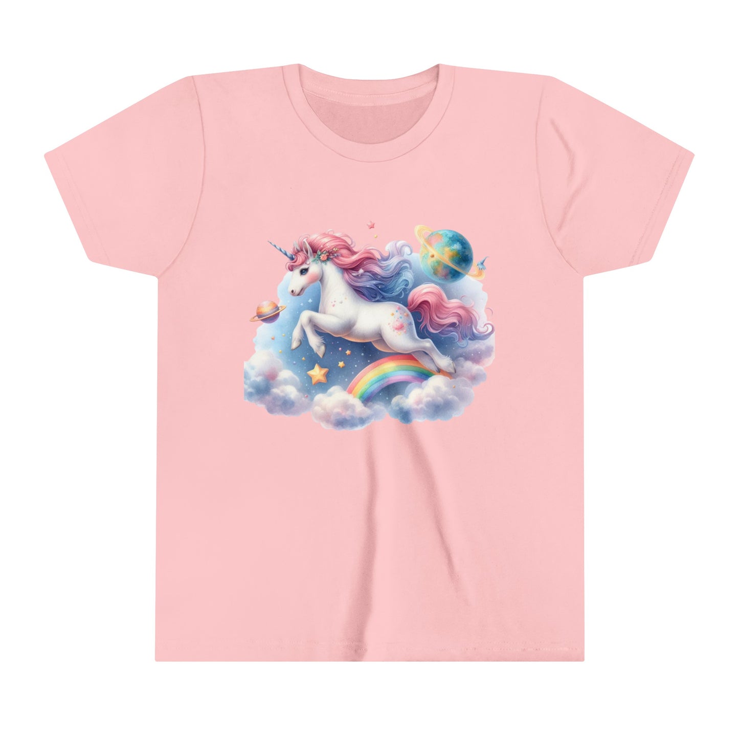 Unicorn Outerspace Youth Short Sleeve Tee