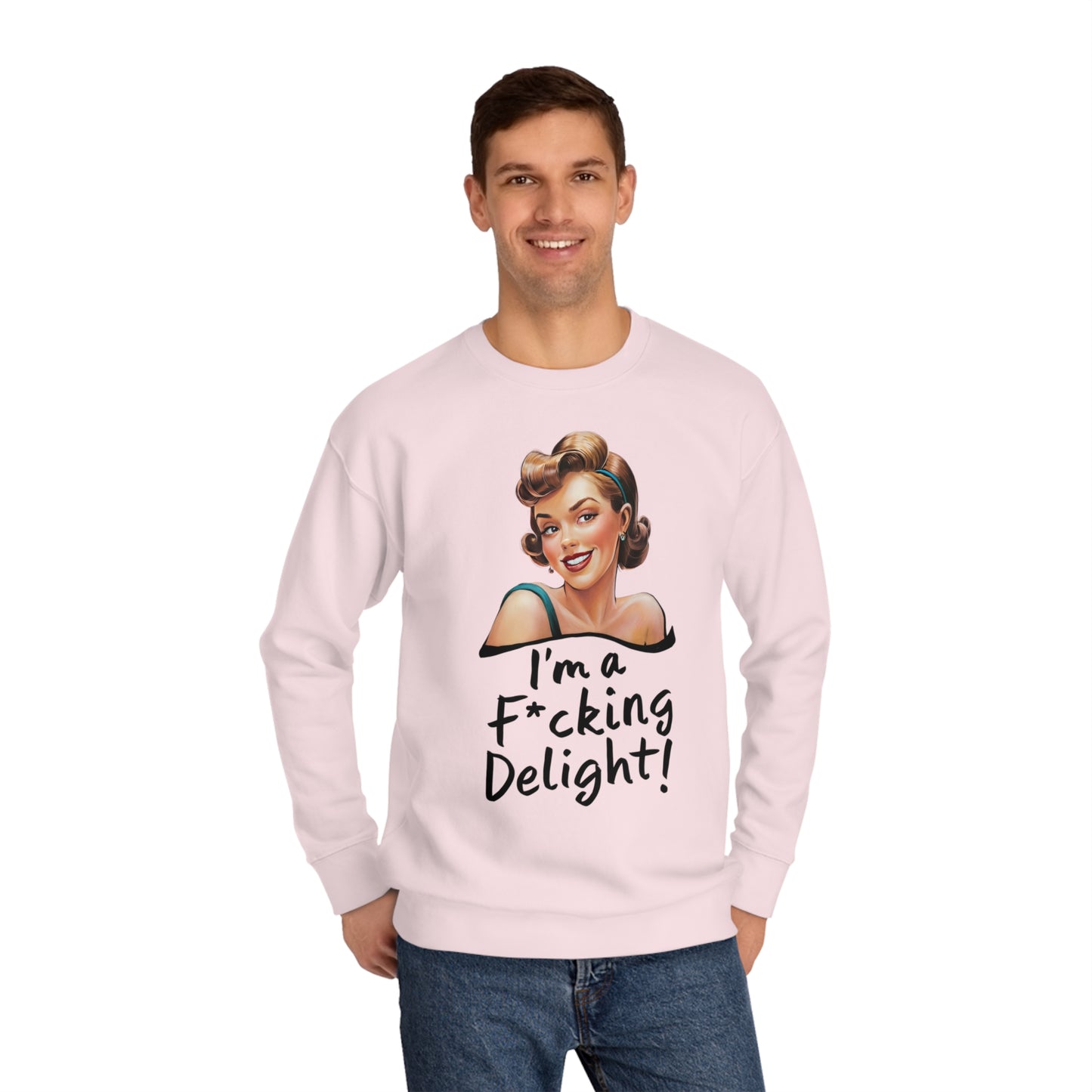 I'm a delight Unisex Crew Sweatshirt