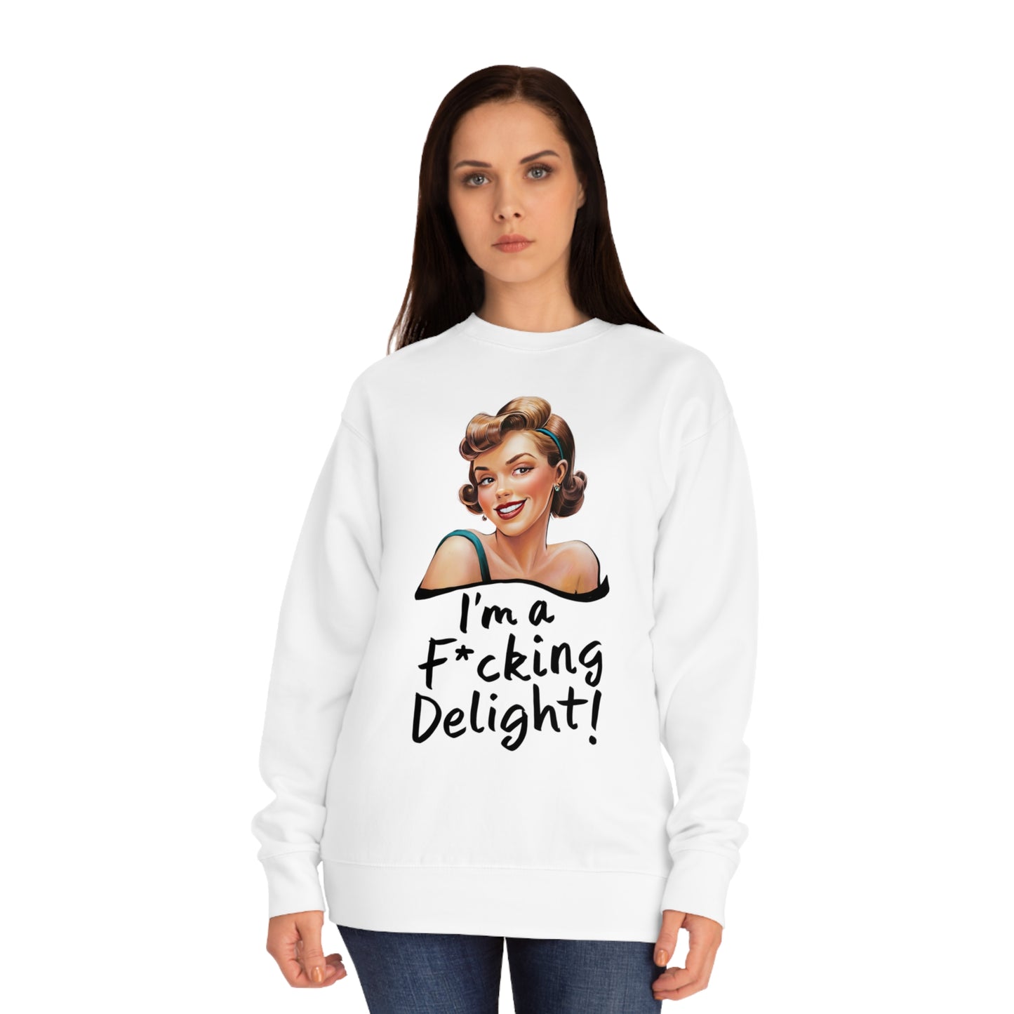 I'm a delight Unisex Crew Sweatshirt