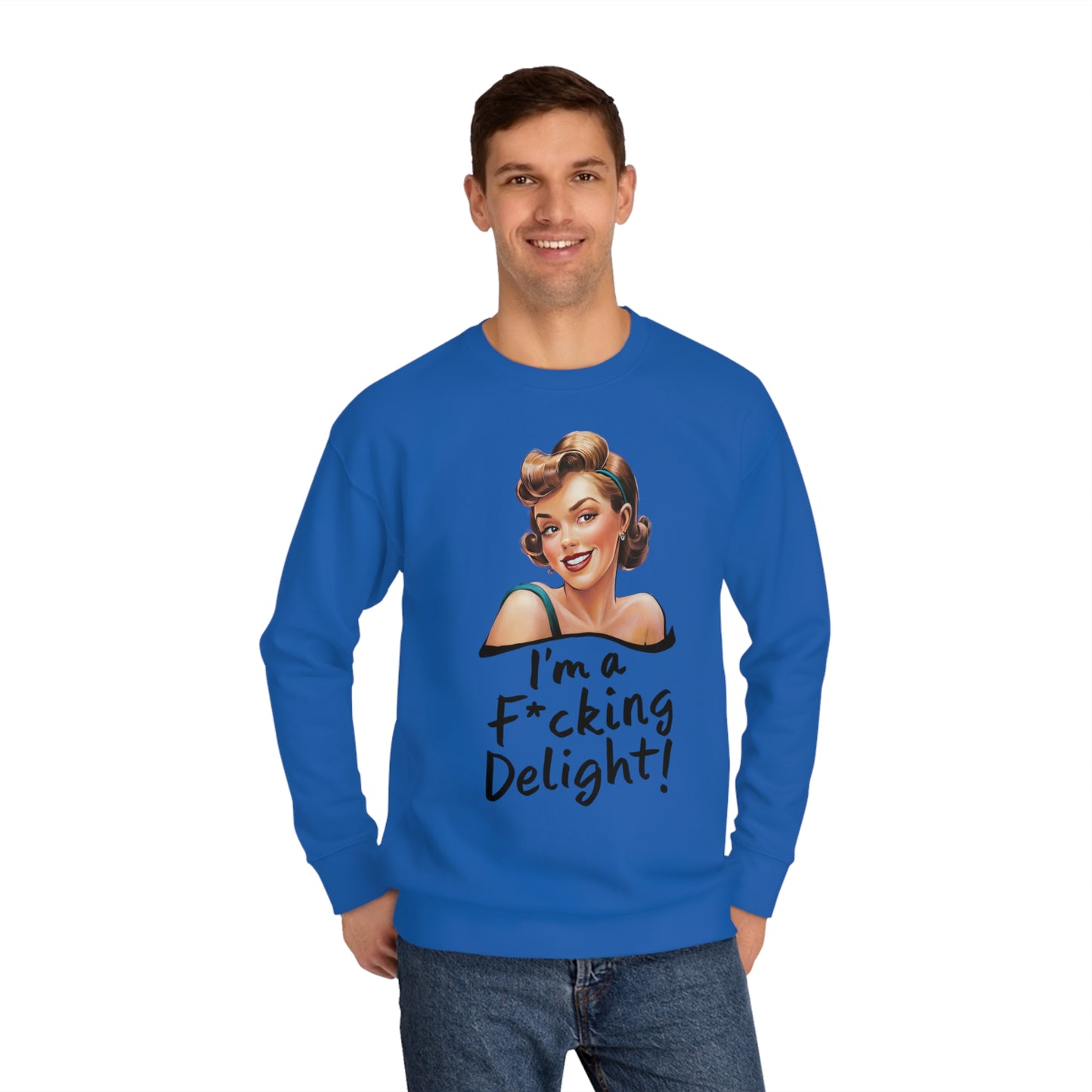 I'm a delight Unisex Crew Sweatshirt