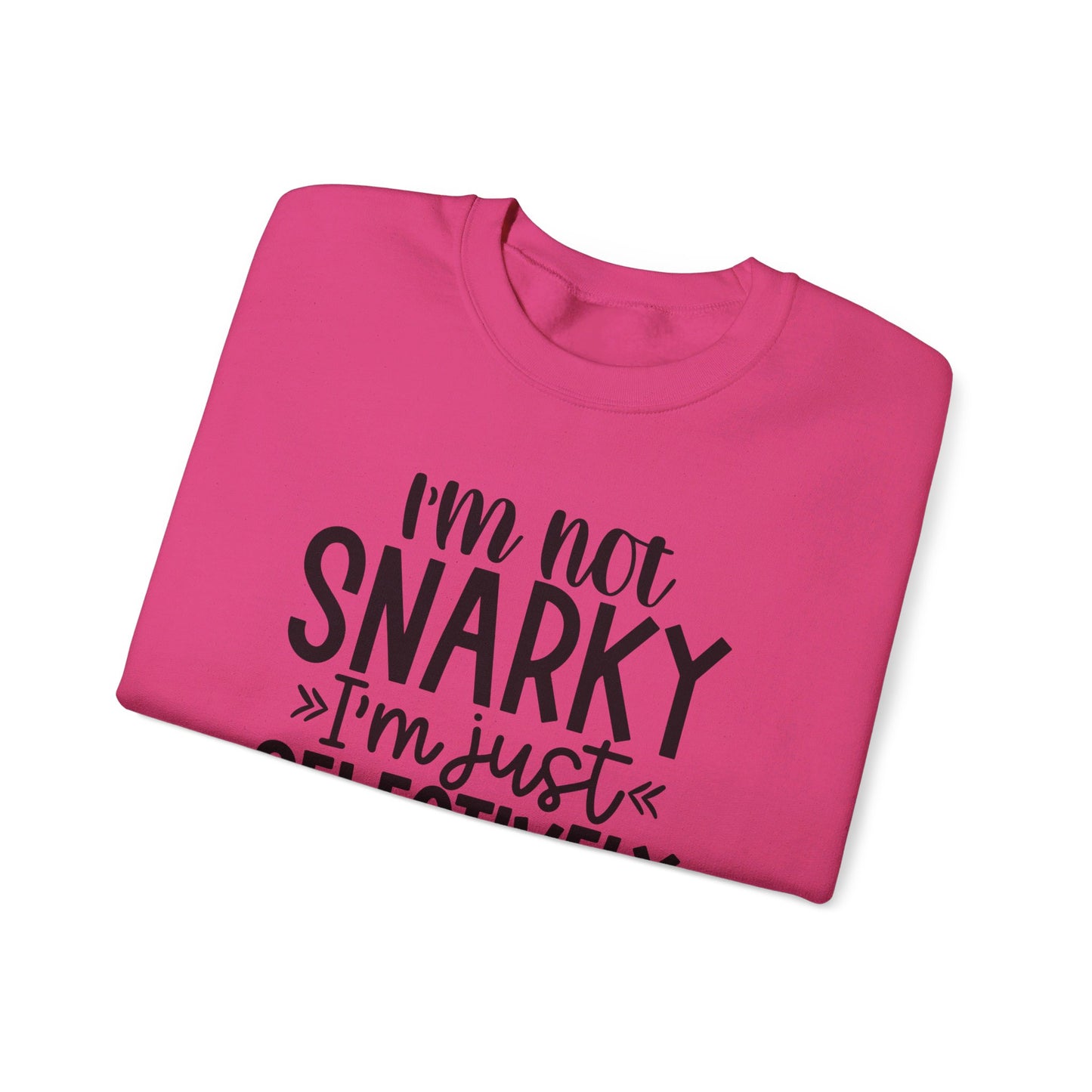 I'm not snarky Unisex Heavy Blend™ Crewneck Sweatshirt