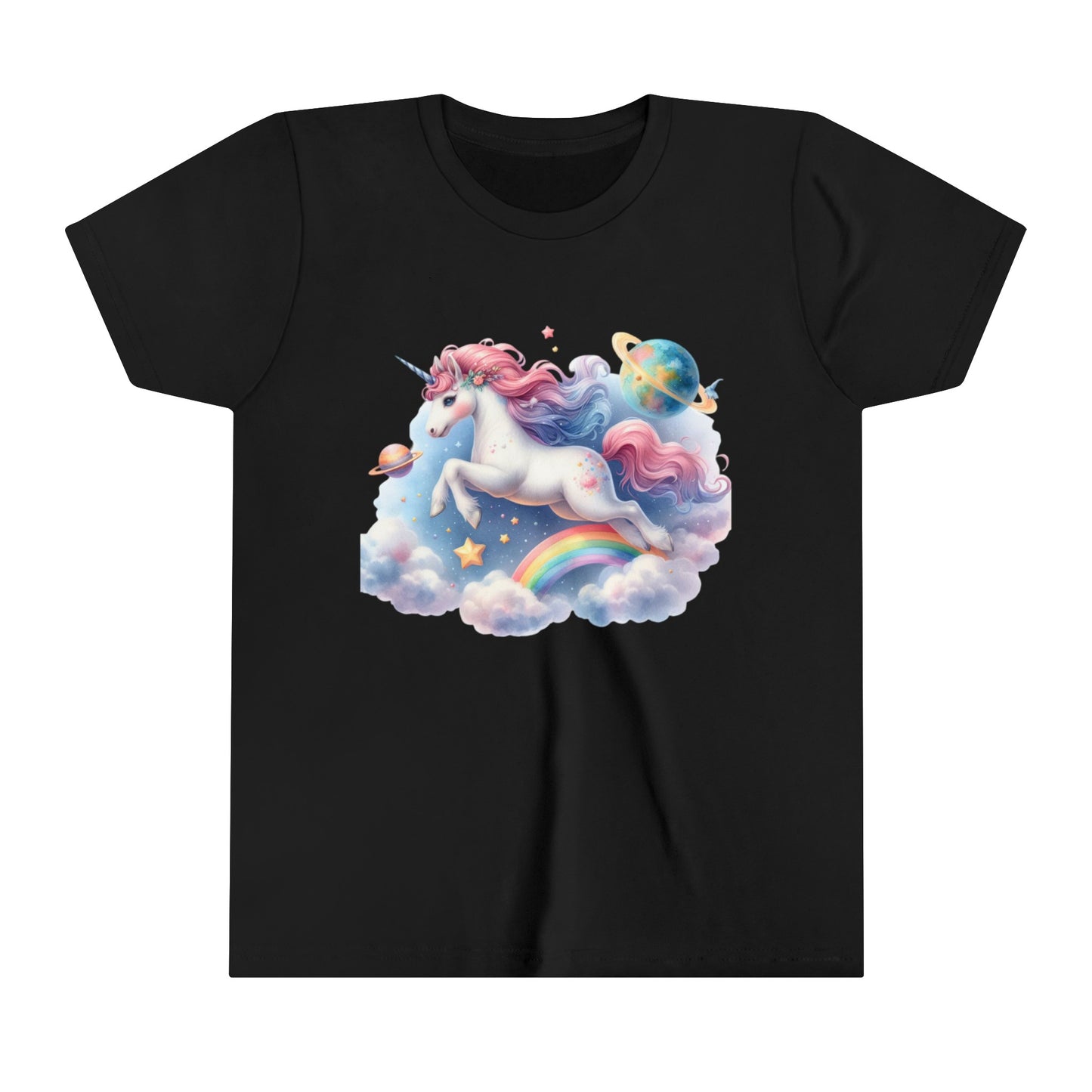 Unicorn Outerspace Youth Short Sleeve Tee
