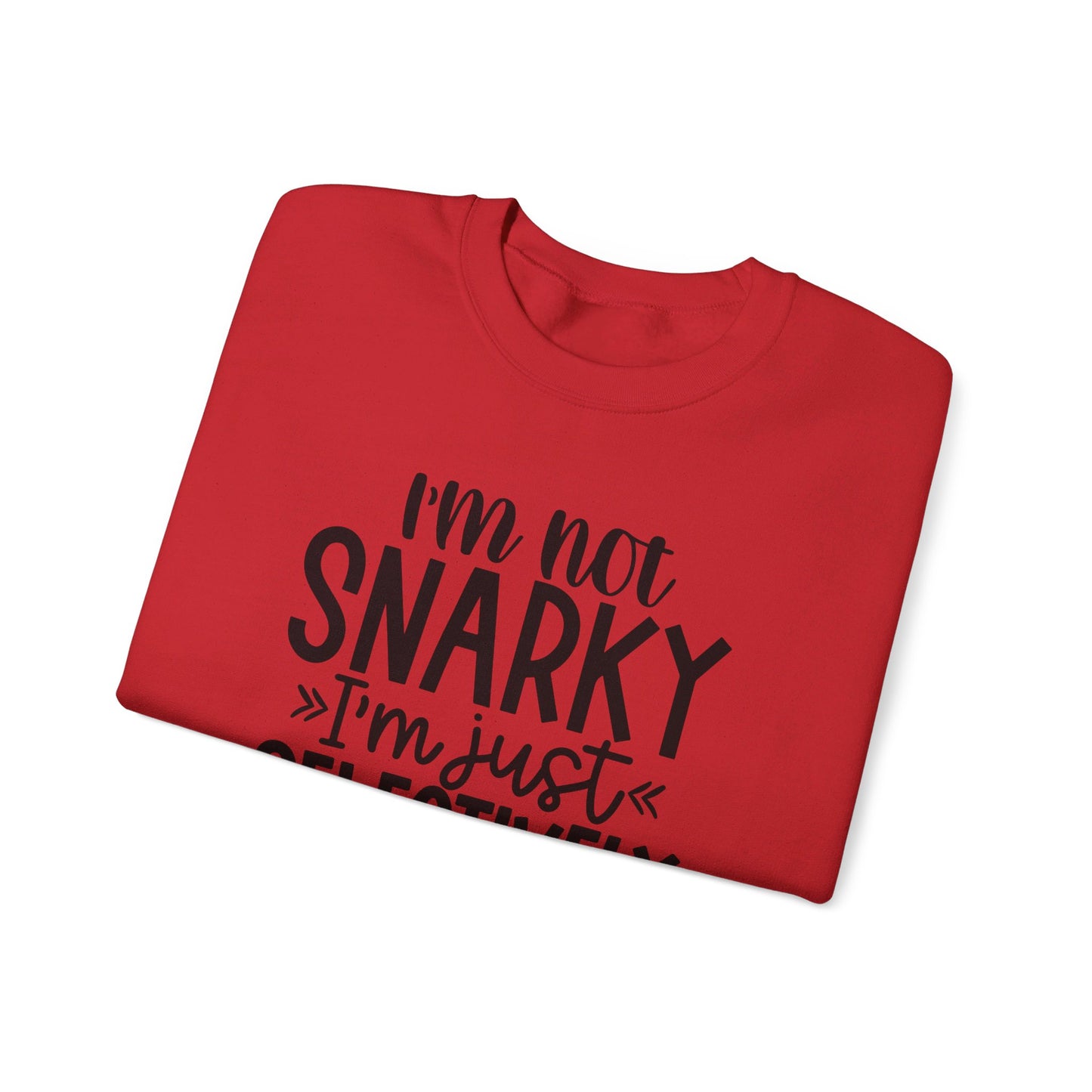 I'm not snarky Unisex Heavy Blend™ Crewneck Sweatshirt