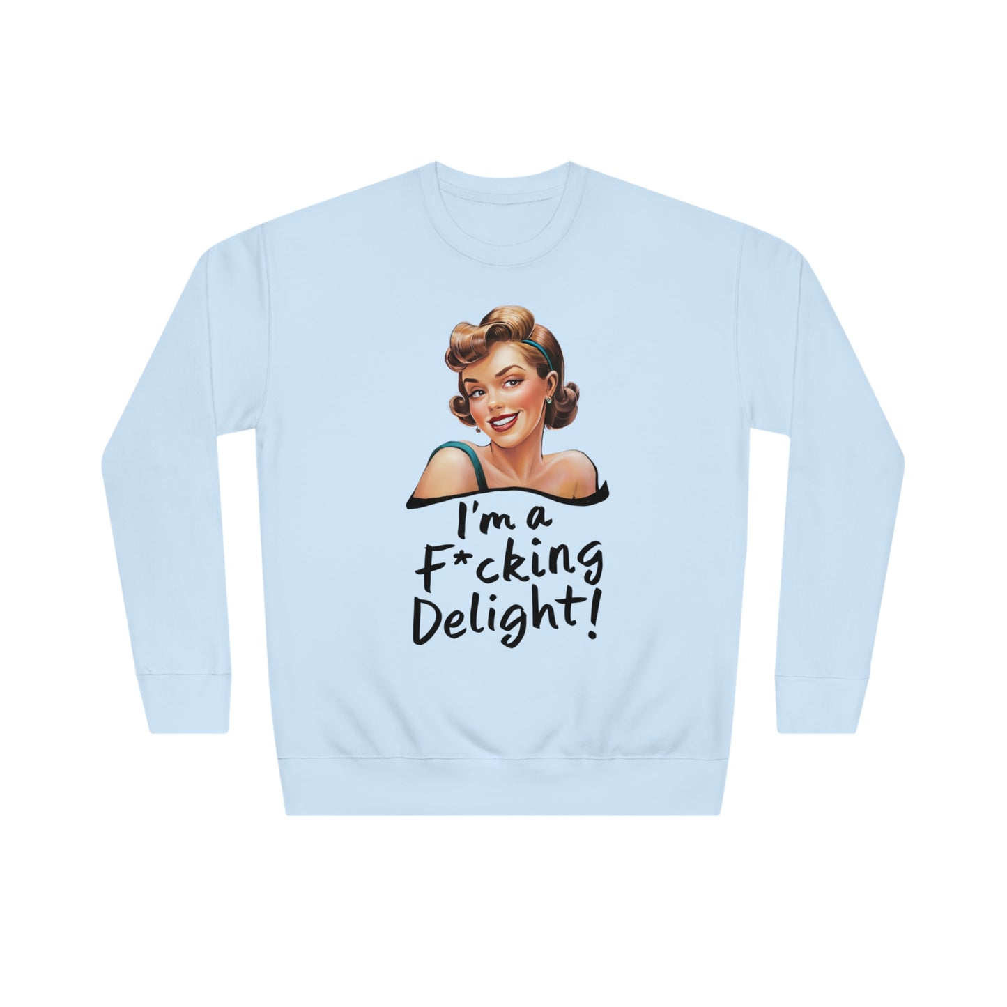I'm a delight Unisex Crew Sweatshirt