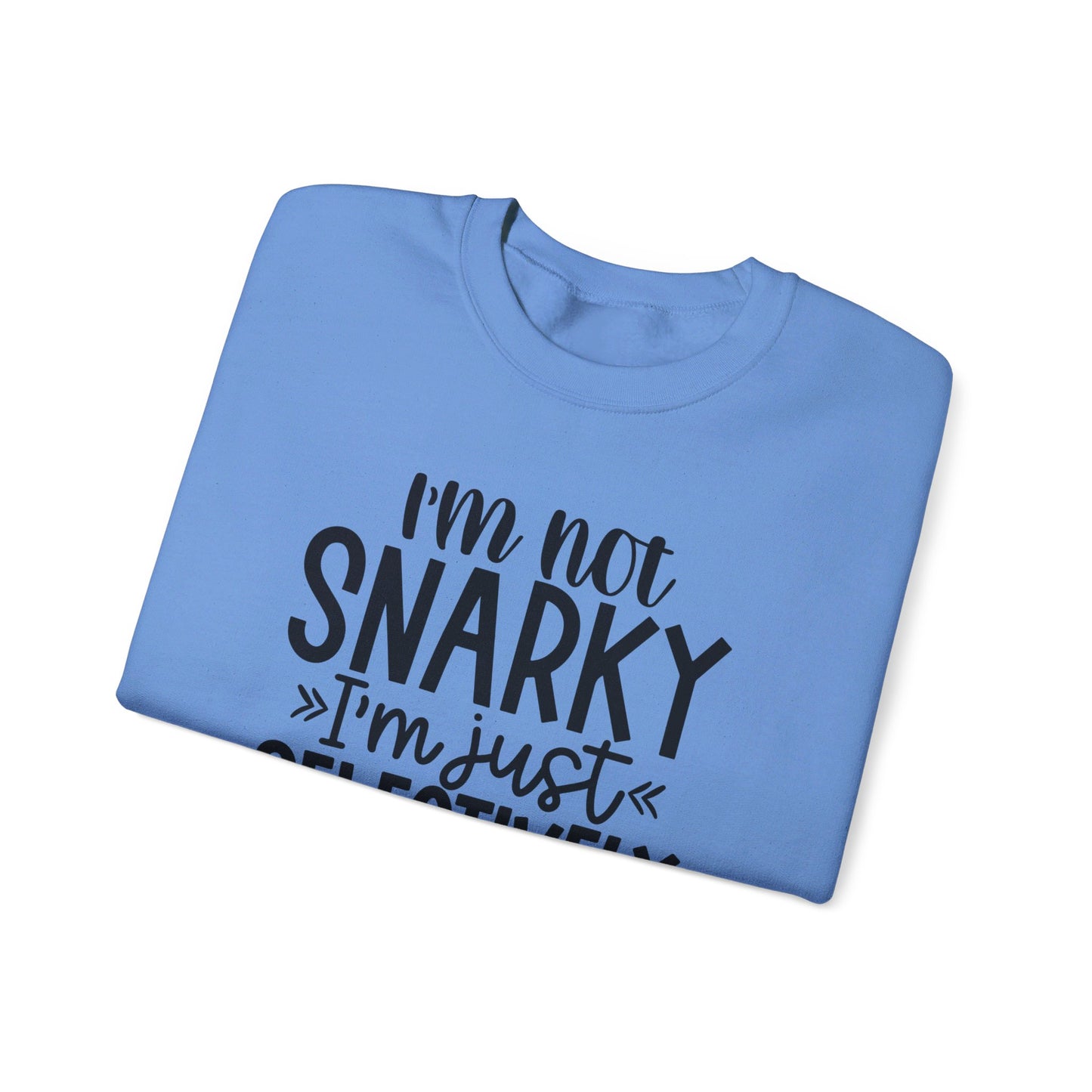 I'm not snarky Unisex Heavy Blend™ Crewneck Sweatshirt