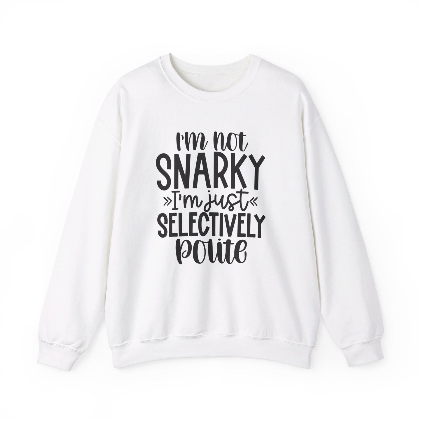 I'm not snarky Unisex Heavy Blend™ Crewneck Sweatshirt