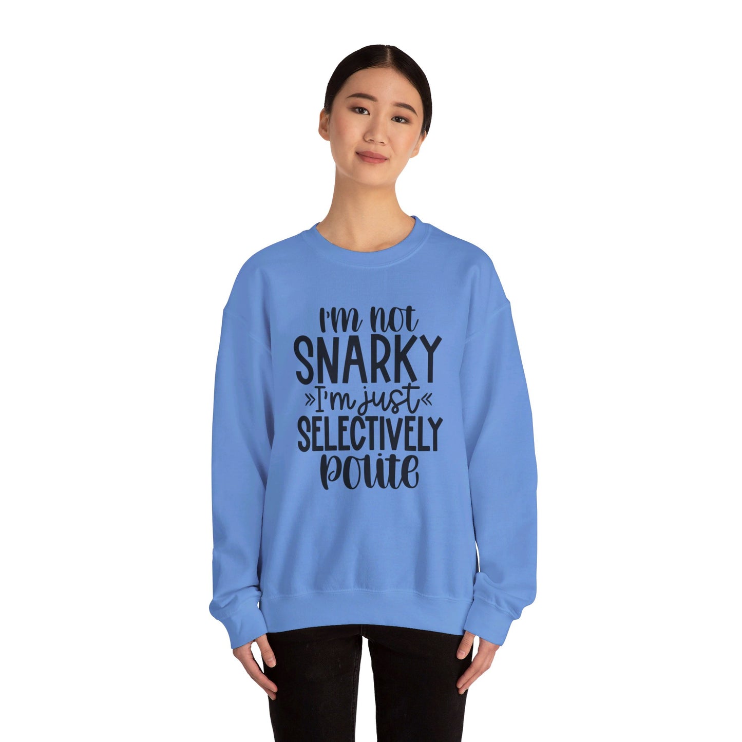 I'm not snarky Unisex Heavy Blend™ Crewneck Sweatshirt