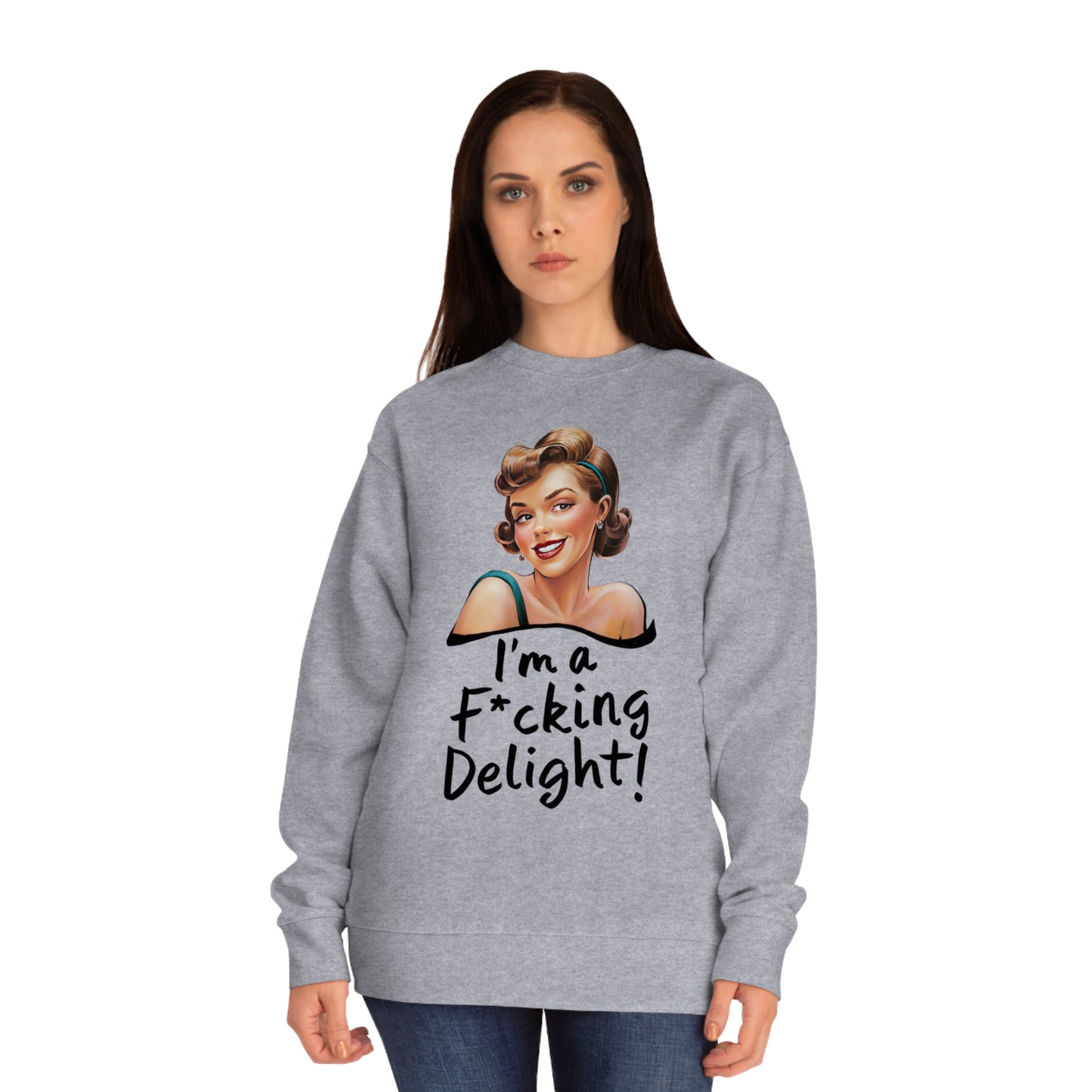 I'm a delight Unisex Crew Sweatshirt