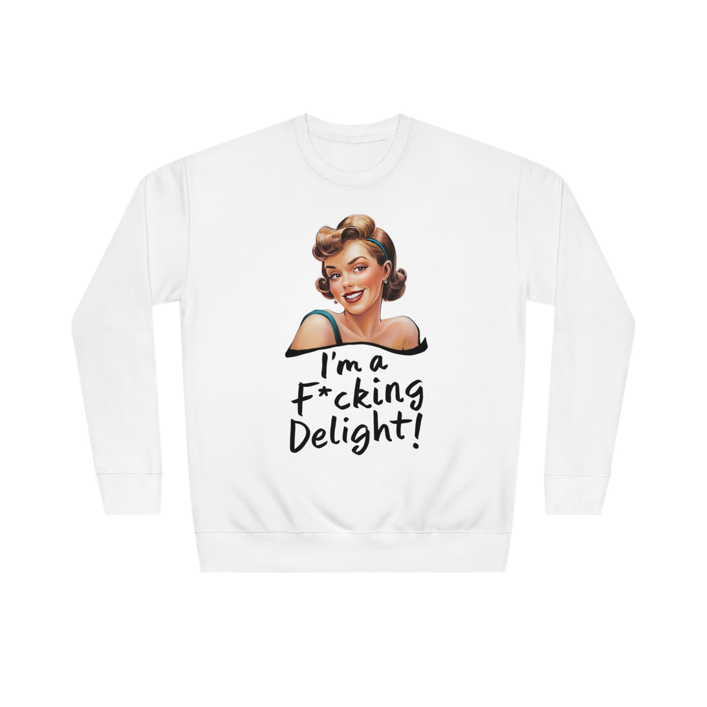 I'm a delight Unisex Crew Sweatshirt