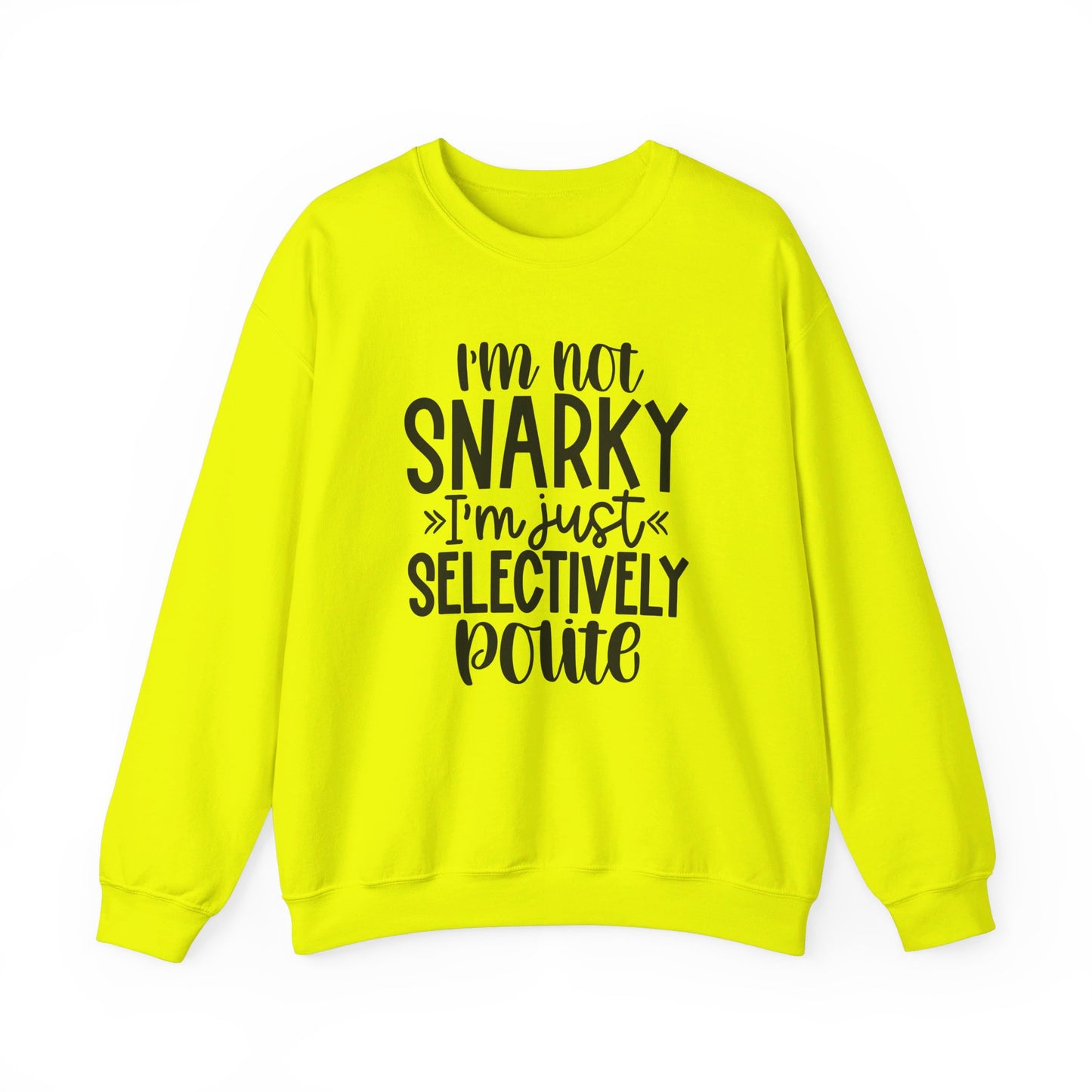 I'm not snarky Unisex Heavy Blend™ Crewneck Sweatshirt