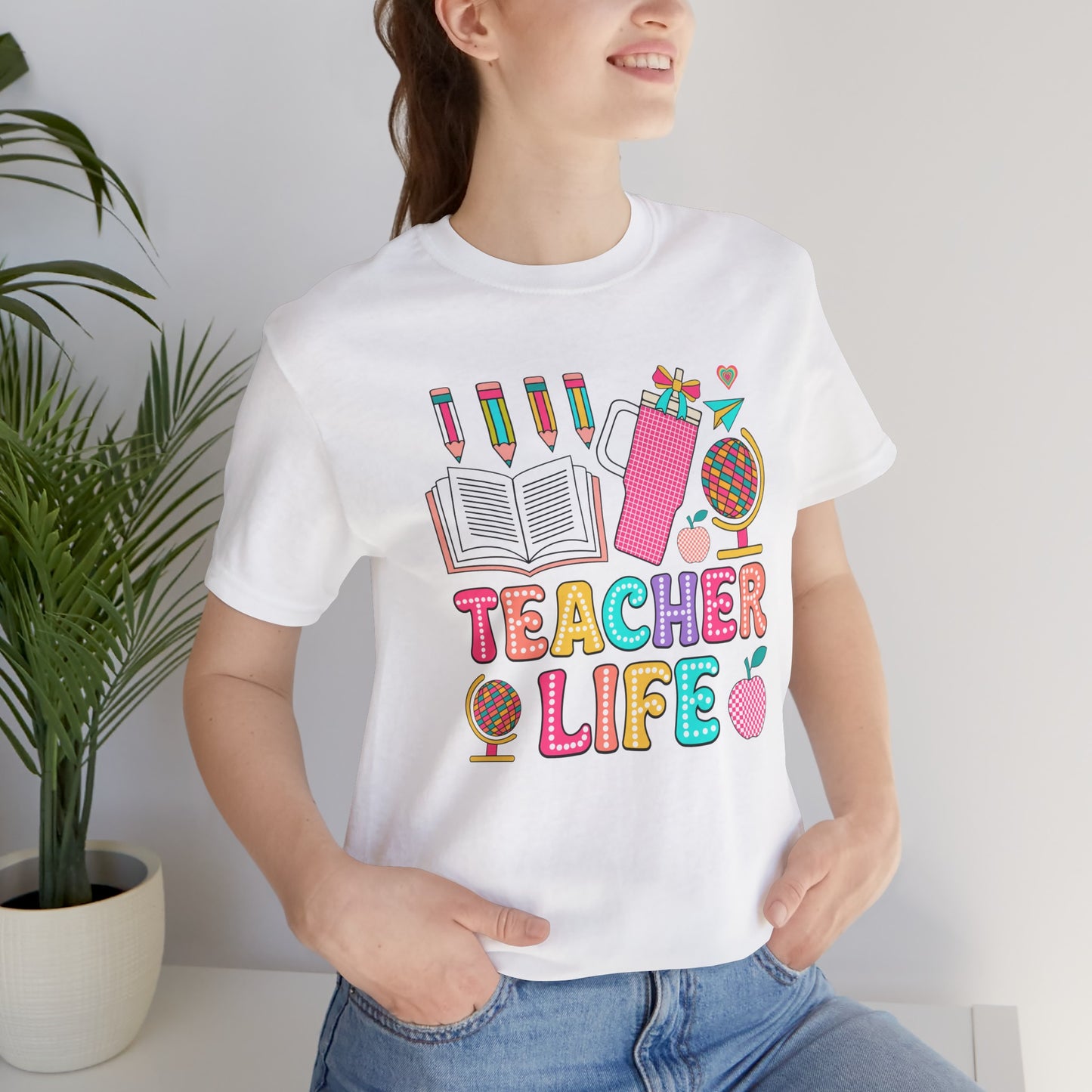 Teacher Life, Stanley Unisex Jersey T-Shirt