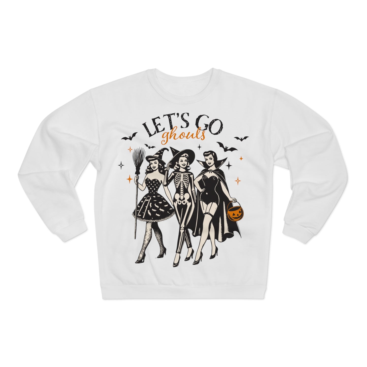 Let's Go Ghouls vintage Unisex Crew Neck Sweatshirt (EU)