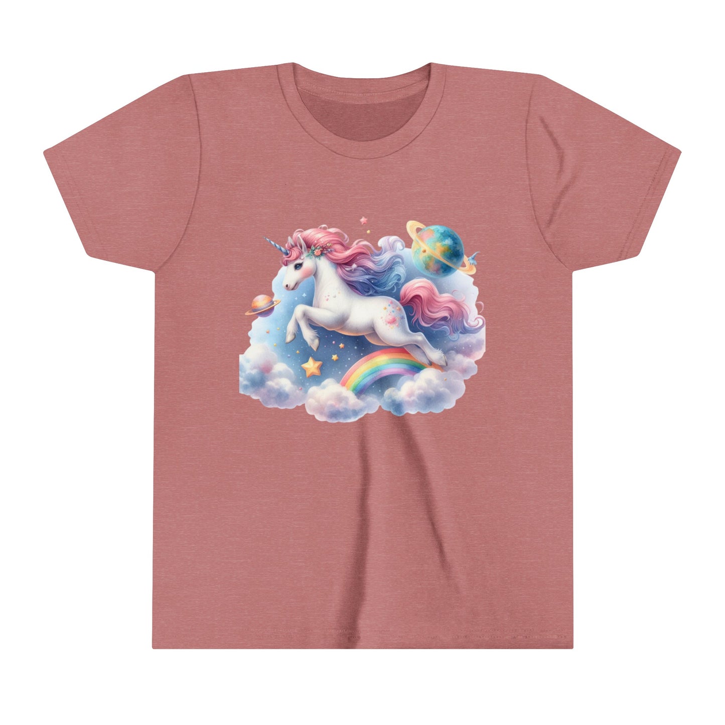 Unicorn Outerspace Youth Short Sleeve Tee