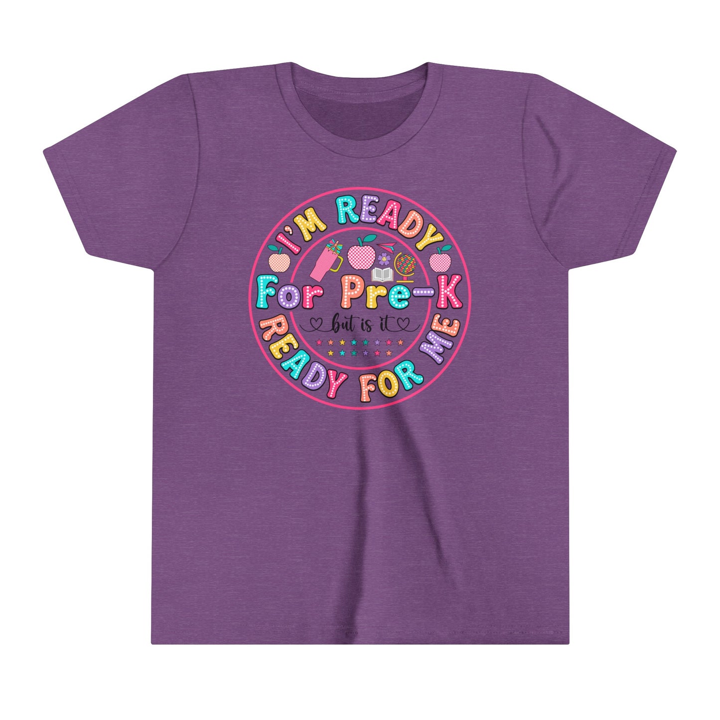 I'm ready for PRE-K Youth Short Sleeve Tee