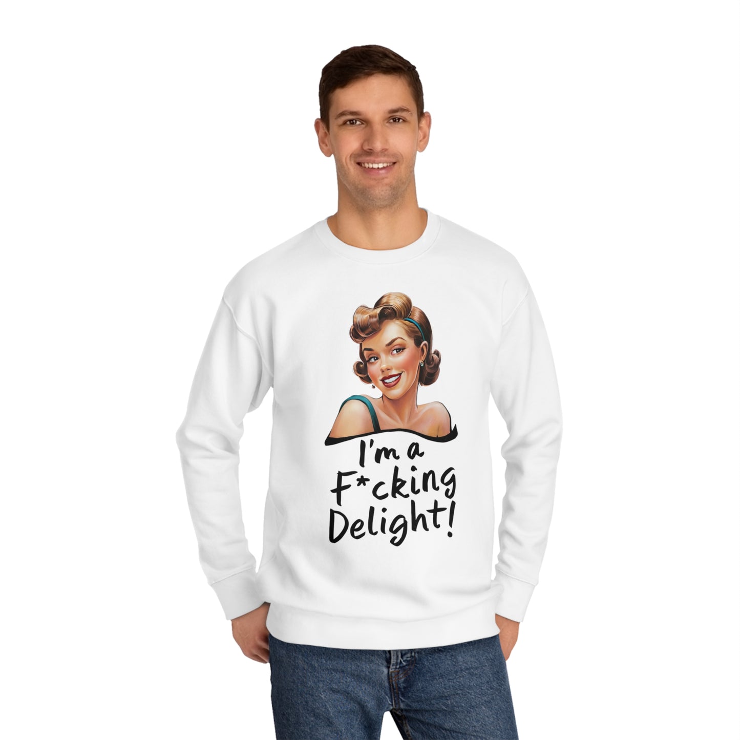 I'm a delight Unisex Crew Sweatshirt