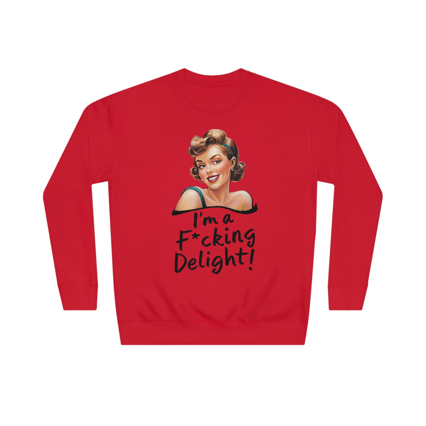 I'm a delight Unisex Crew Sweatshirt