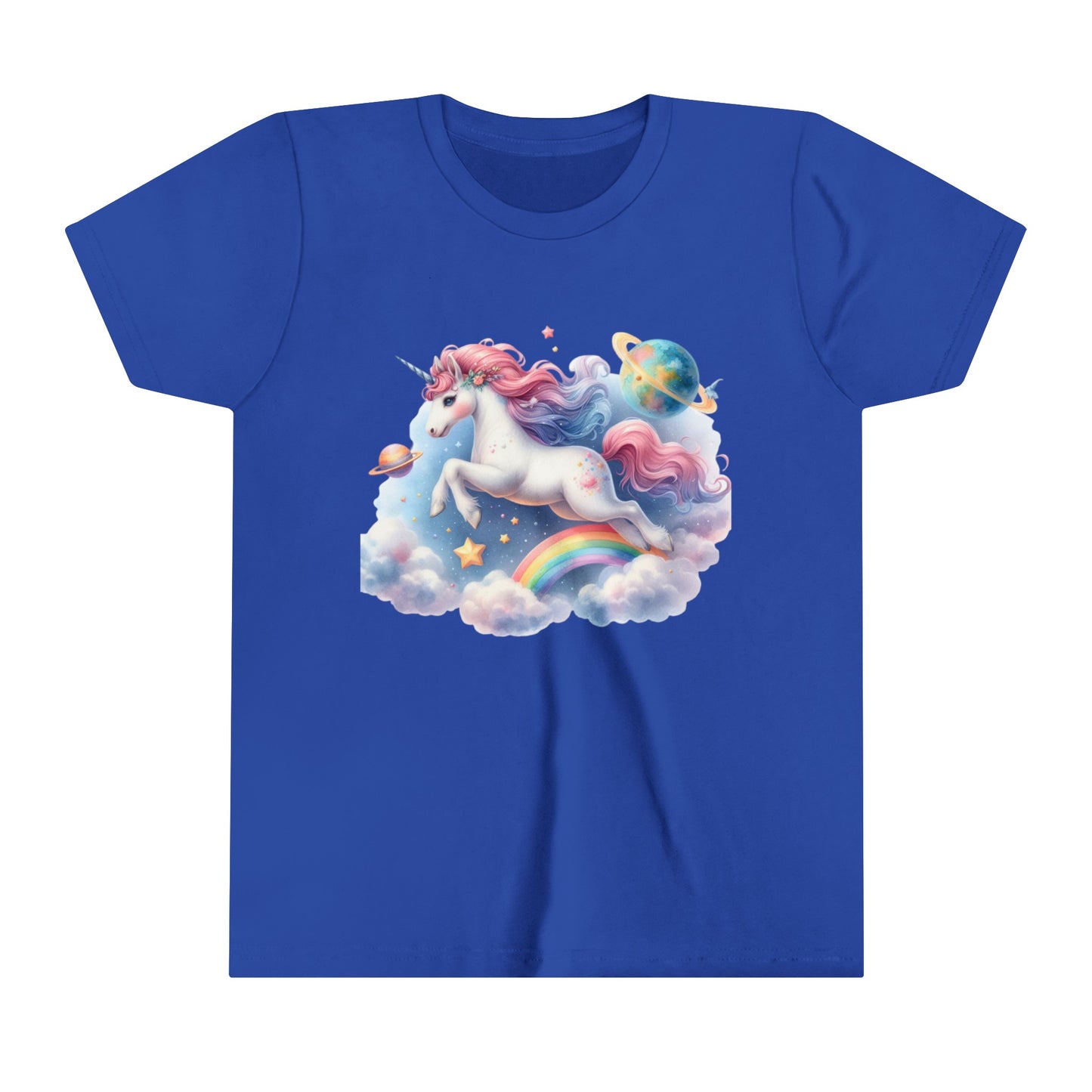 Unicorn Outerspace Youth Short Sleeve Tee