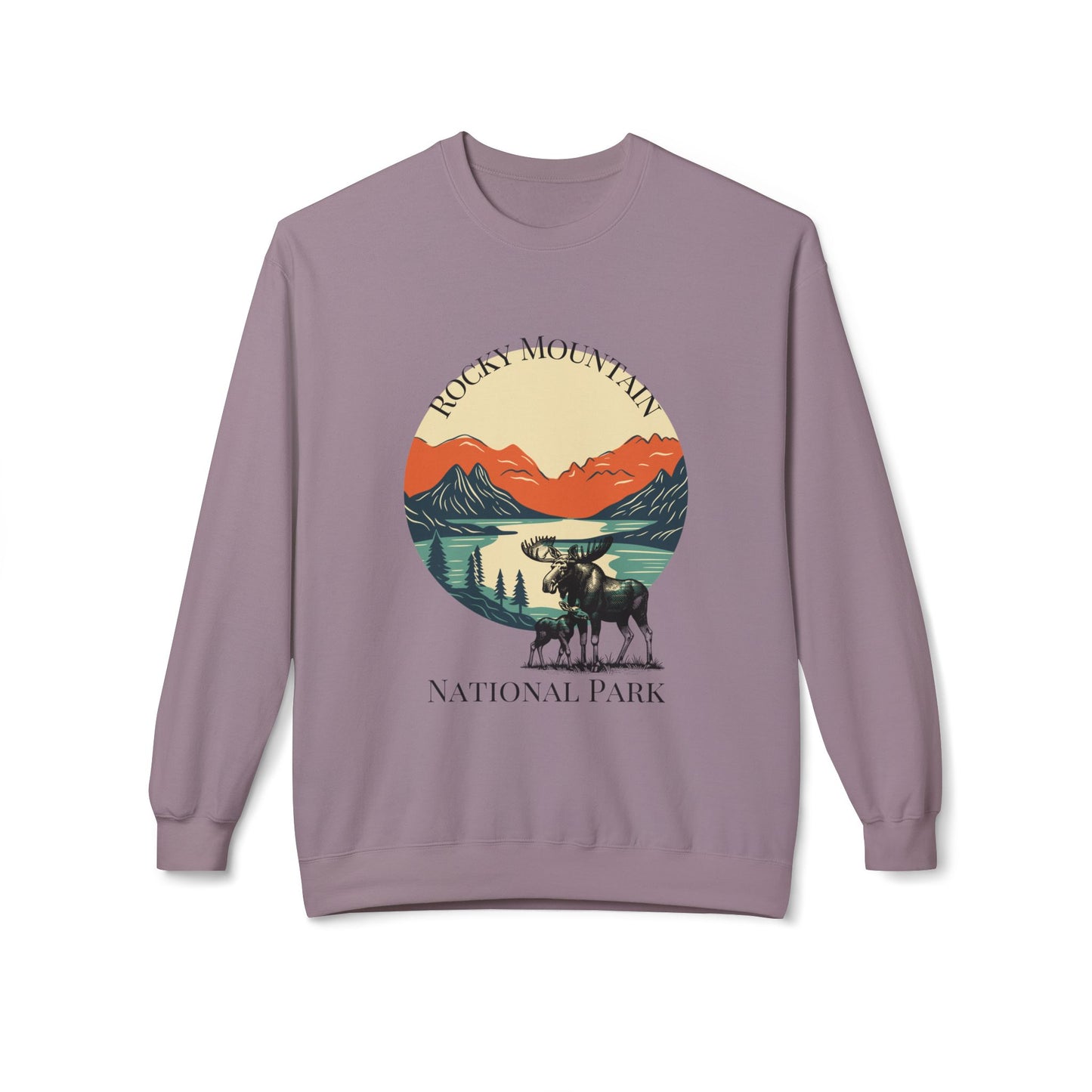 Rocky Mountain Unisex Midweight Softstyle Fleece Crewneck Sweatshirt