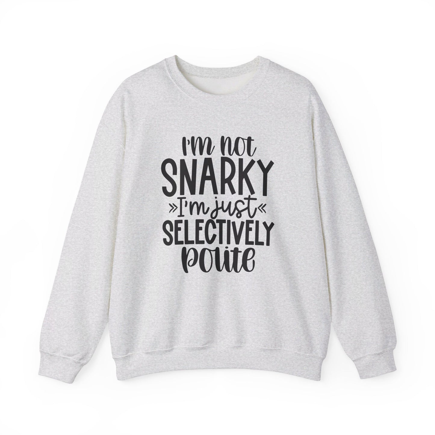 I'm not snarky Unisex Heavy Blend™ Crewneck Sweatshirt