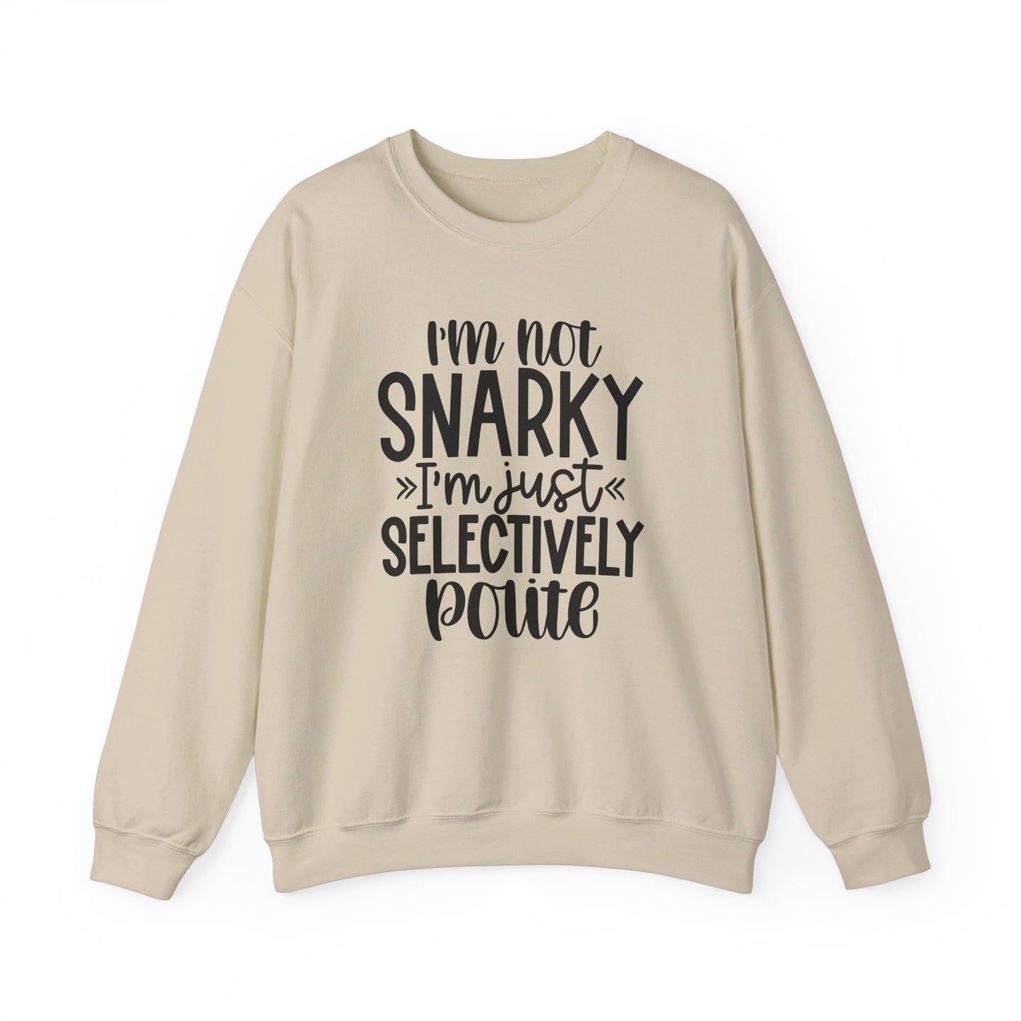 I'm not snarky Unisex Heavy Blend™ Crewneck Sweatshirt