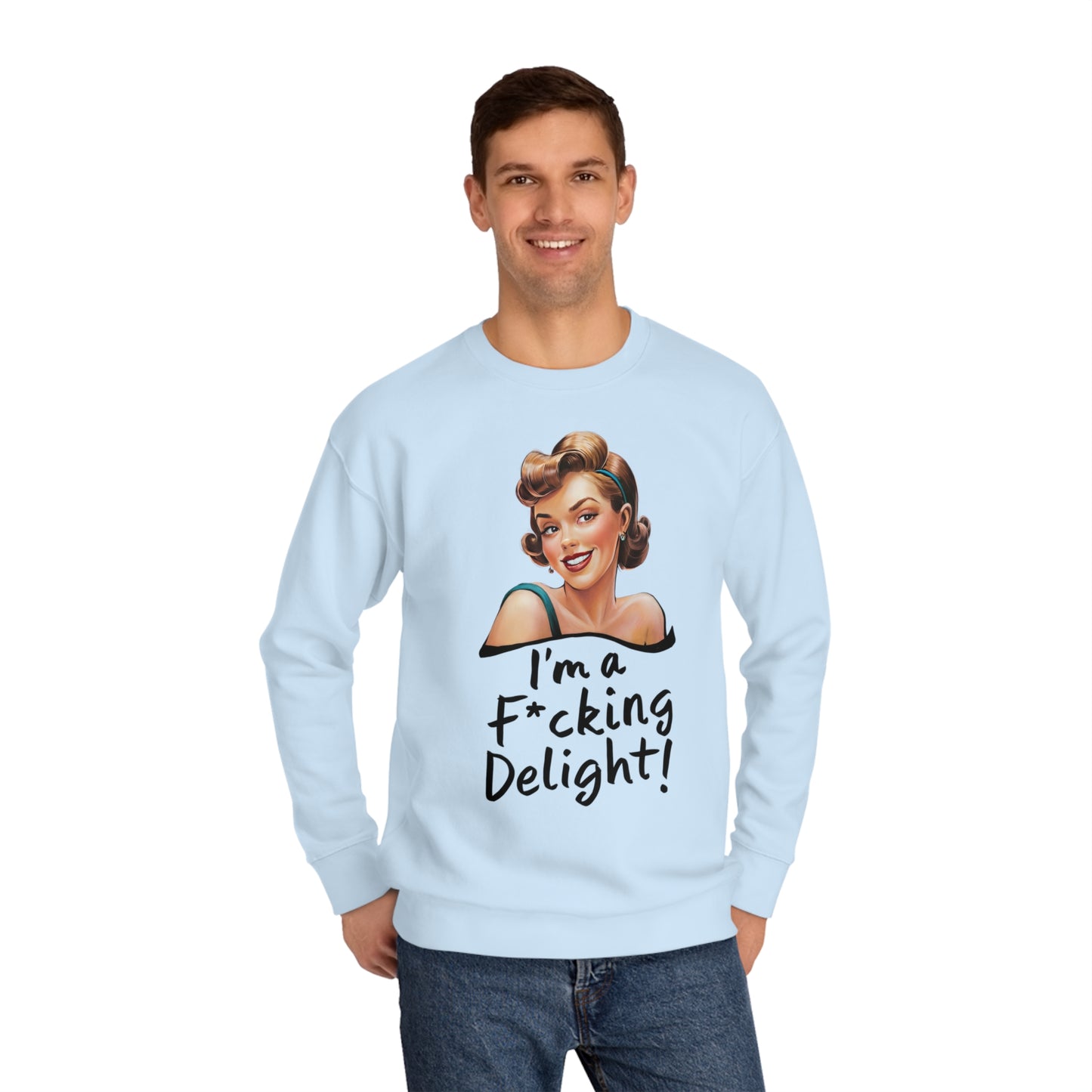 I'm a delight Unisex Crew Sweatshirt