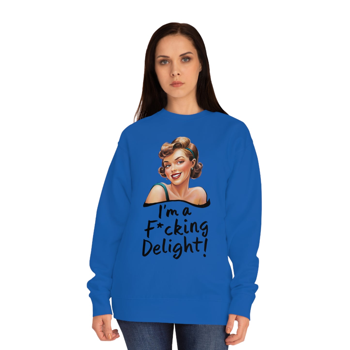 I'm a delight Unisex Crew Sweatshirt