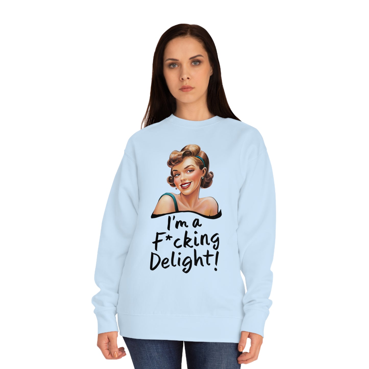 I'm a delight Unisex Crew Sweatshirt