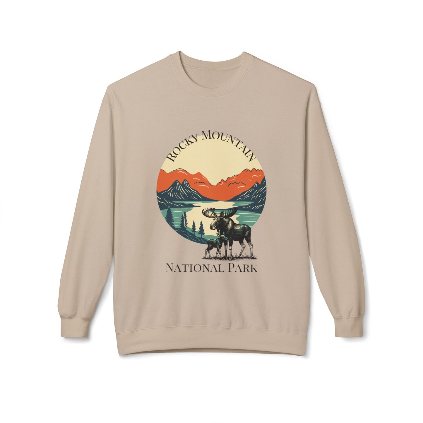 Rocky Mountain Unisex Midweight Softstyle Fleece Crewneck Sweatshirt