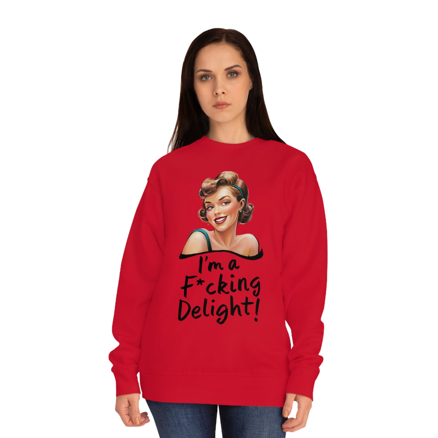 I'm a delight Unisex Crew Sweatshirt
