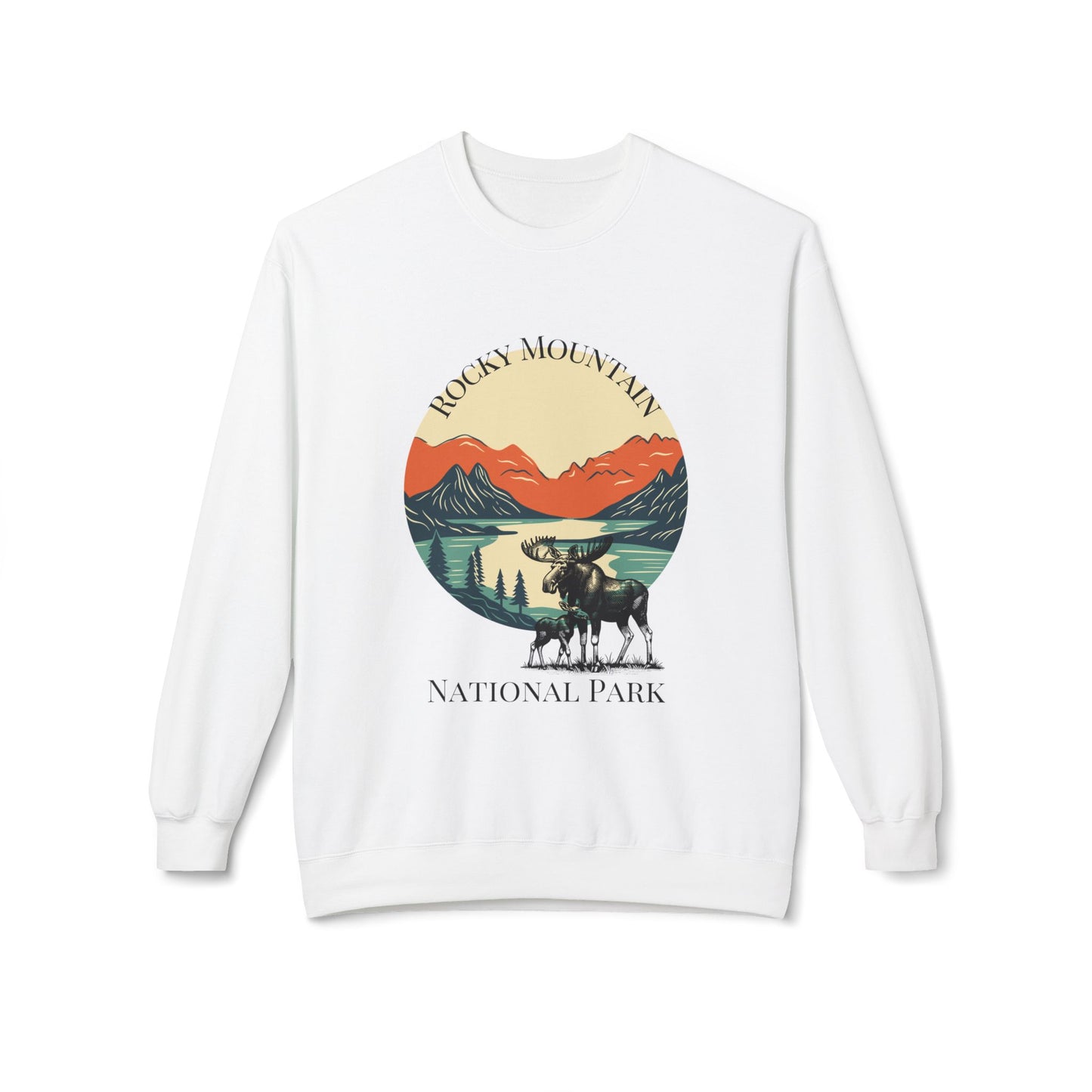 Rocky Mountain Unisex Midweight Softstyle Fleece Crewneck Sweatshirt