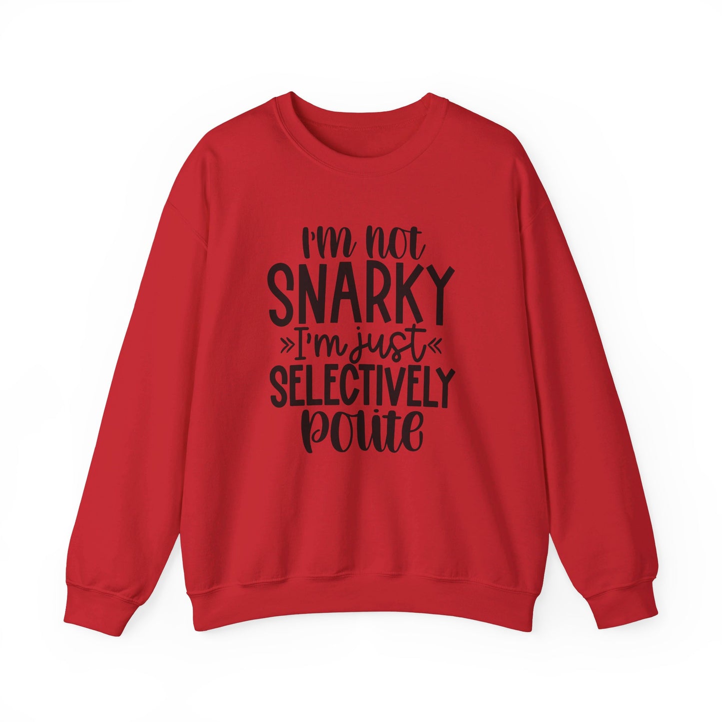 I'm not snarky Unisex Heavy Blend™ Crewneck Sweatshirt