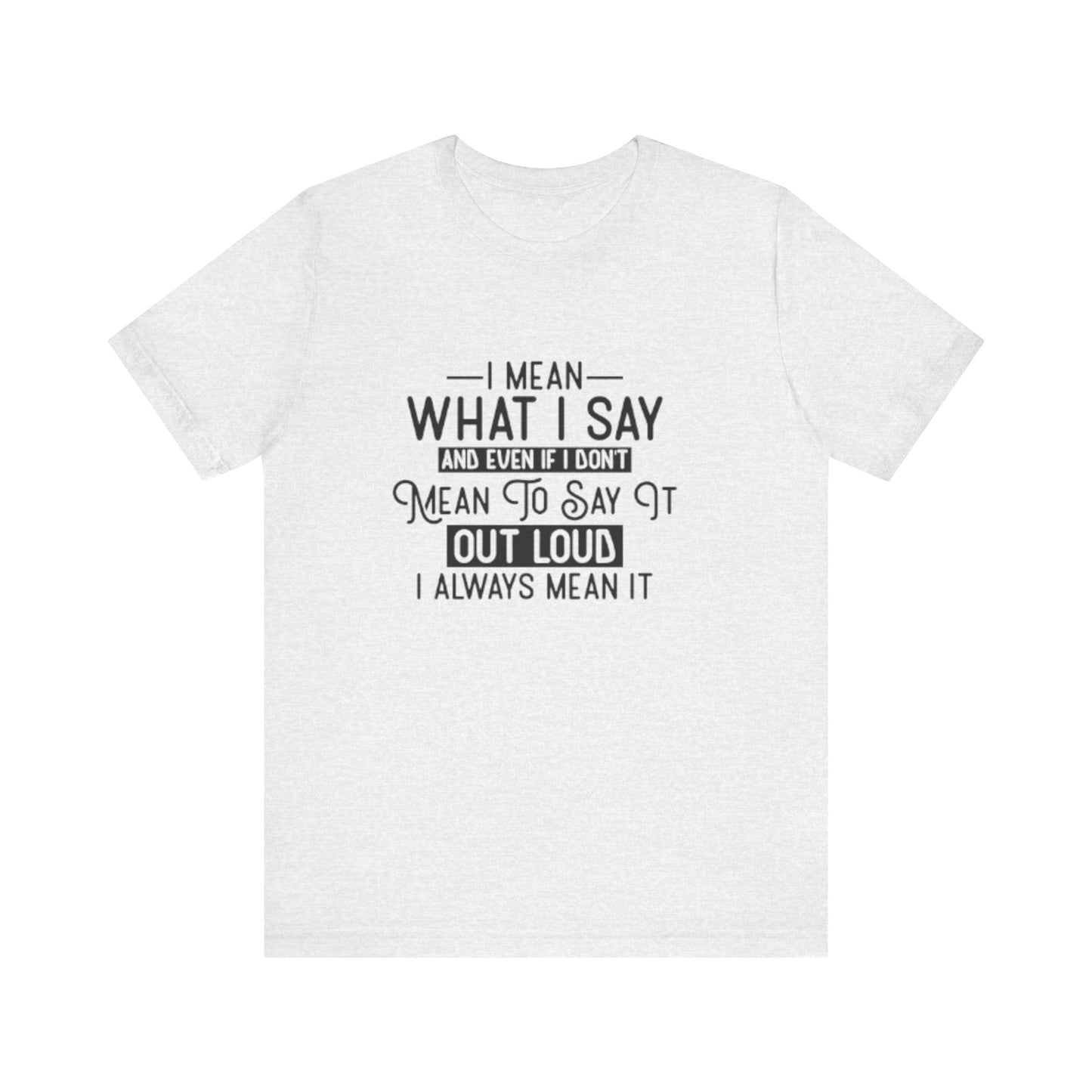 Unisex Jersey Short Sleeve Tee