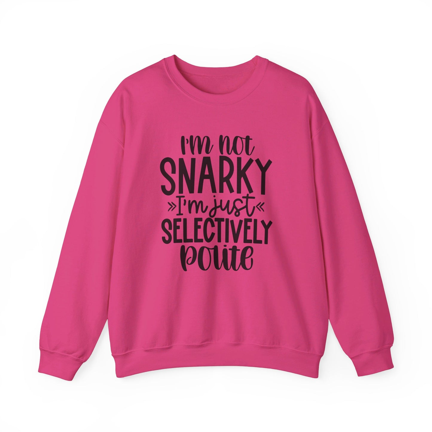 I'm not snarky Unisex Heavy Blend™ Crewneck Sweatshirt