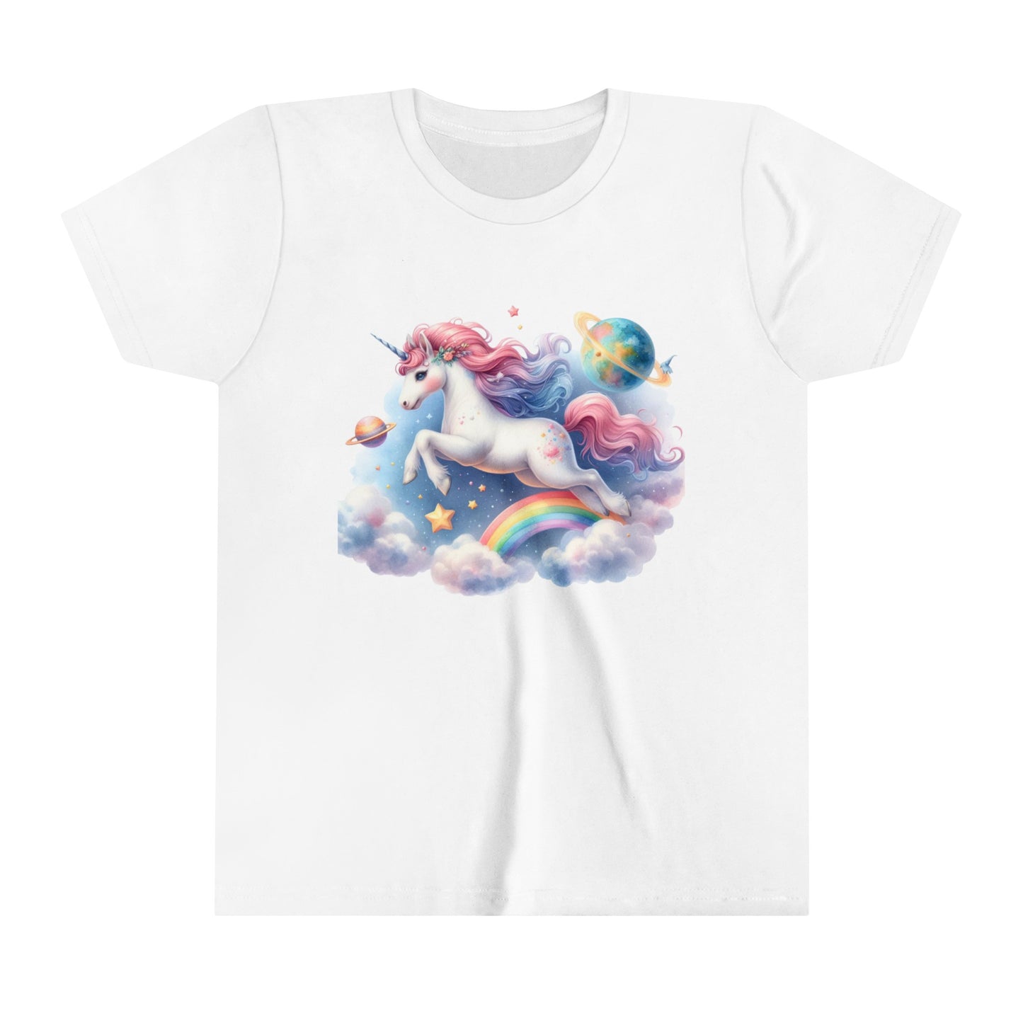 Unicorn Outerspace Youth Short Sleeve Tee