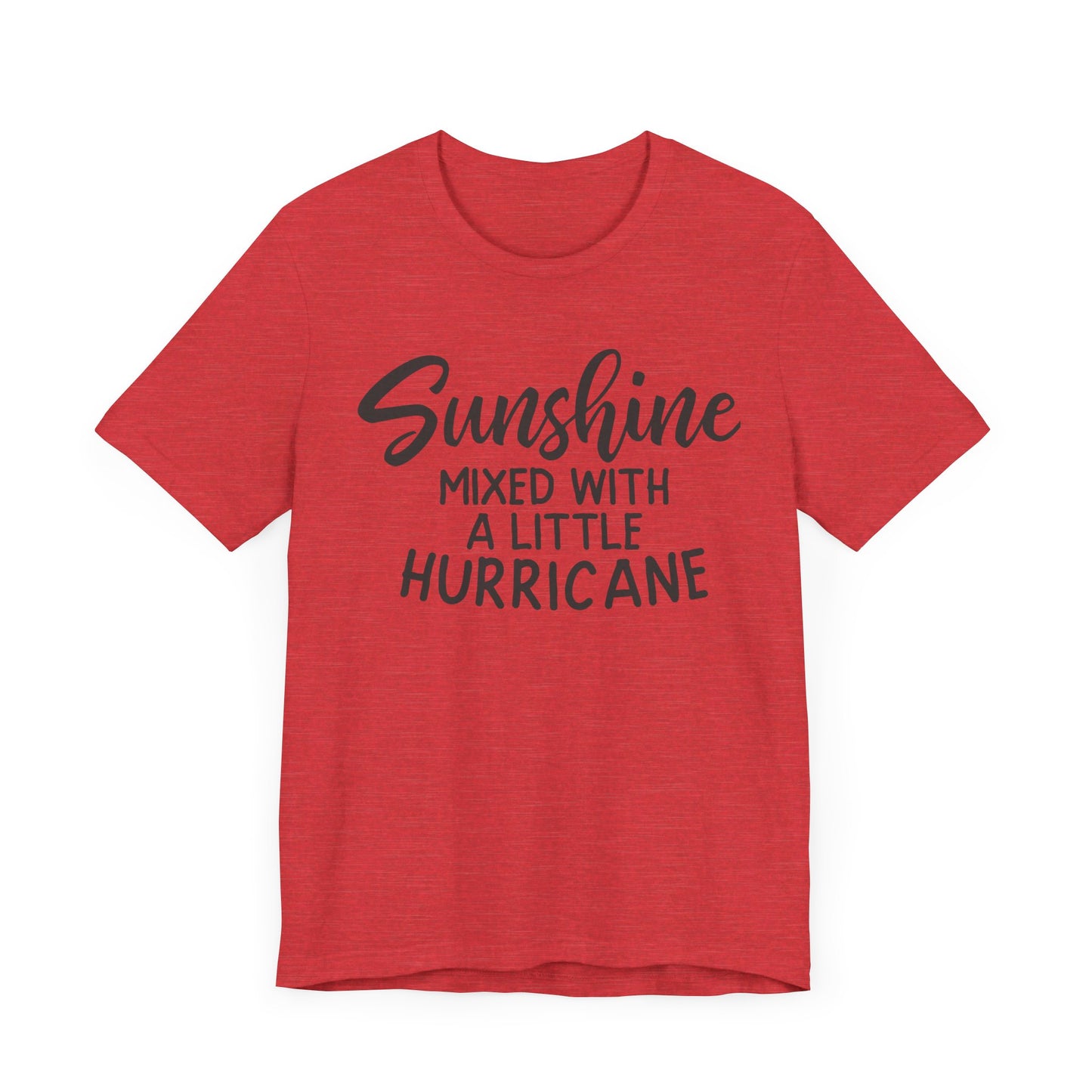 Sunshine Mixed with a little Hurricane Unisex Jersey Short Sleeve Tee