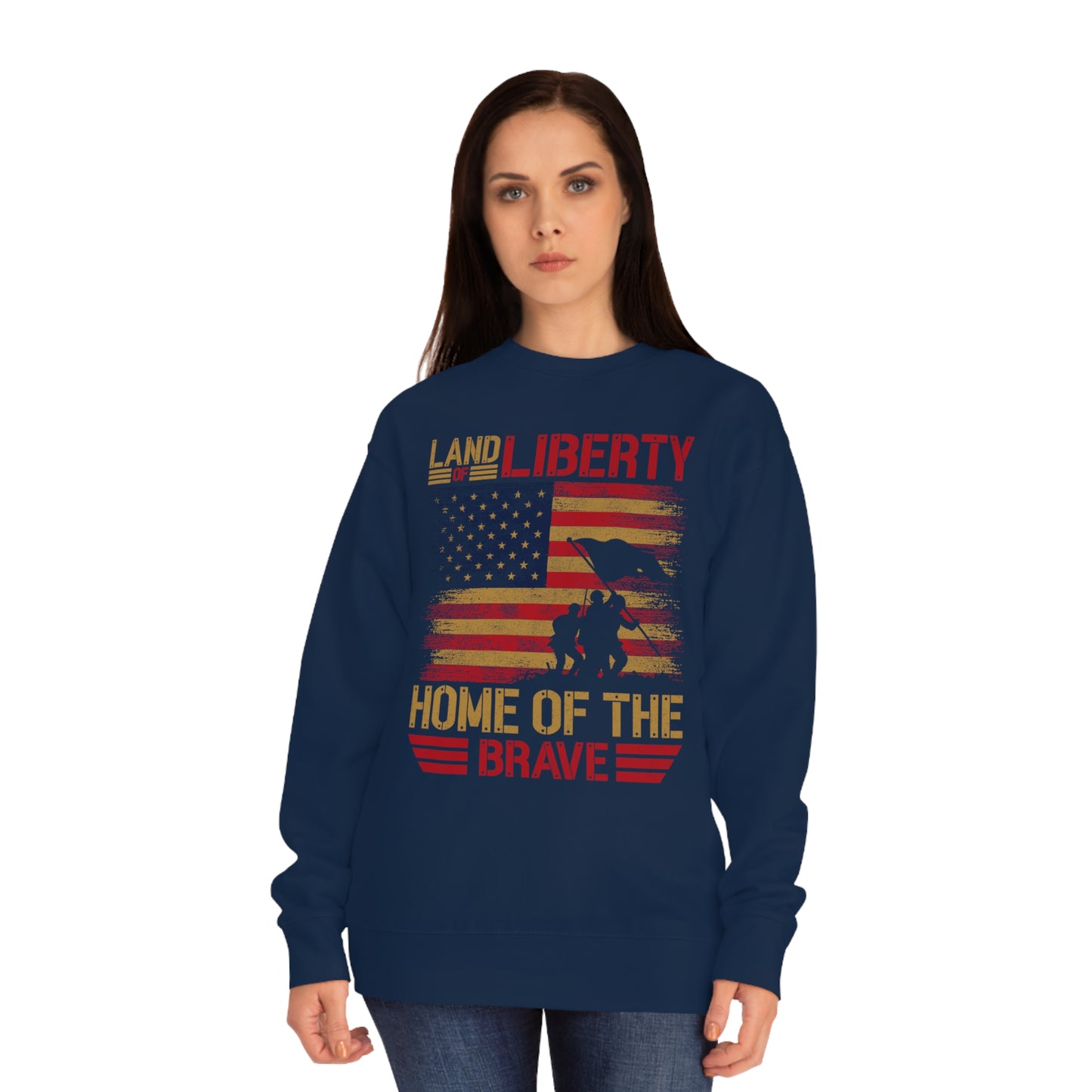 Home of the Brave Unisex Crew Sweatshirt