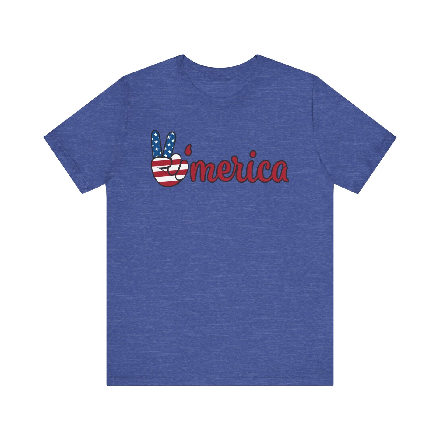 Peace 'Merica Unisex Jersey Short Sleeve Tee