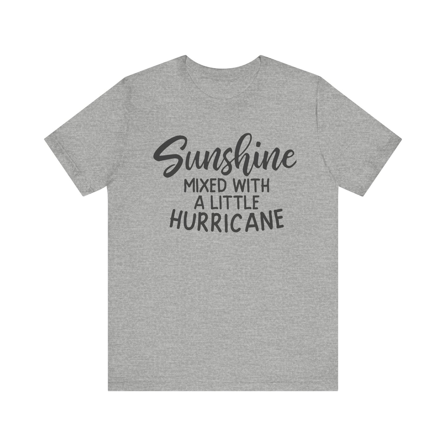 Sunshine Mixed with a little Hurricane Unisex Jersey Short Sleeve Tee