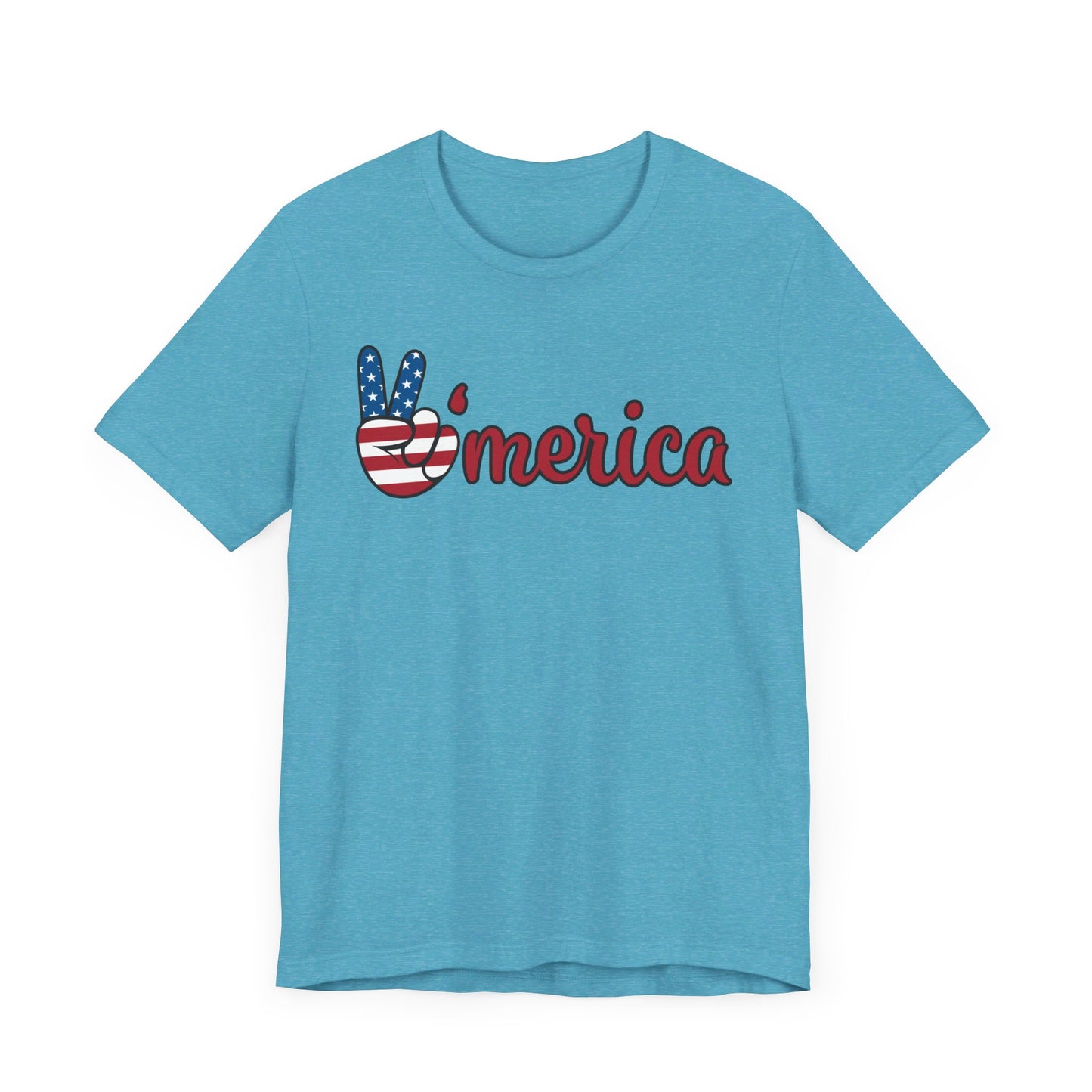 Peace 'Merica Unisex Jersey Short Sleeve Tee