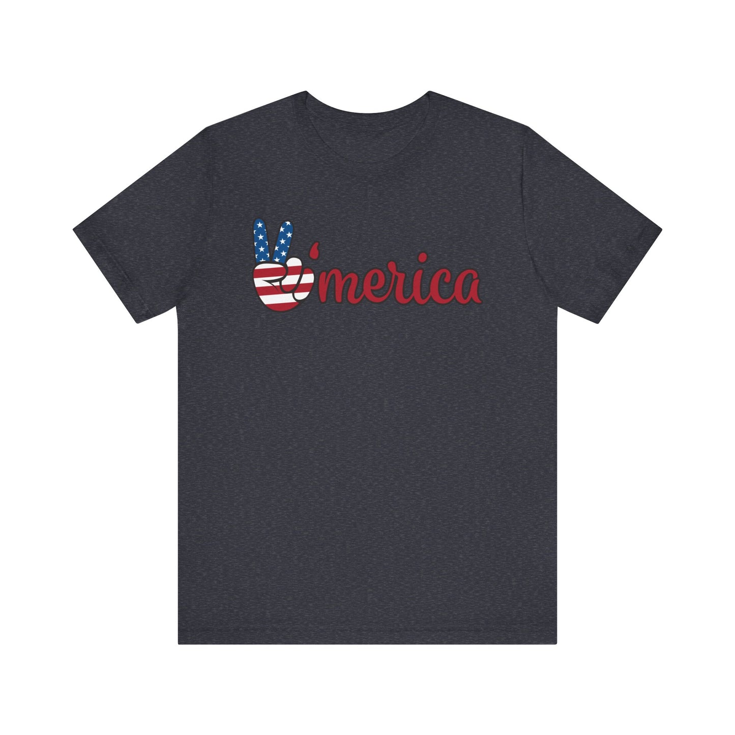 Peace 'Merica Unisex Jersey Short Sleeve Tee