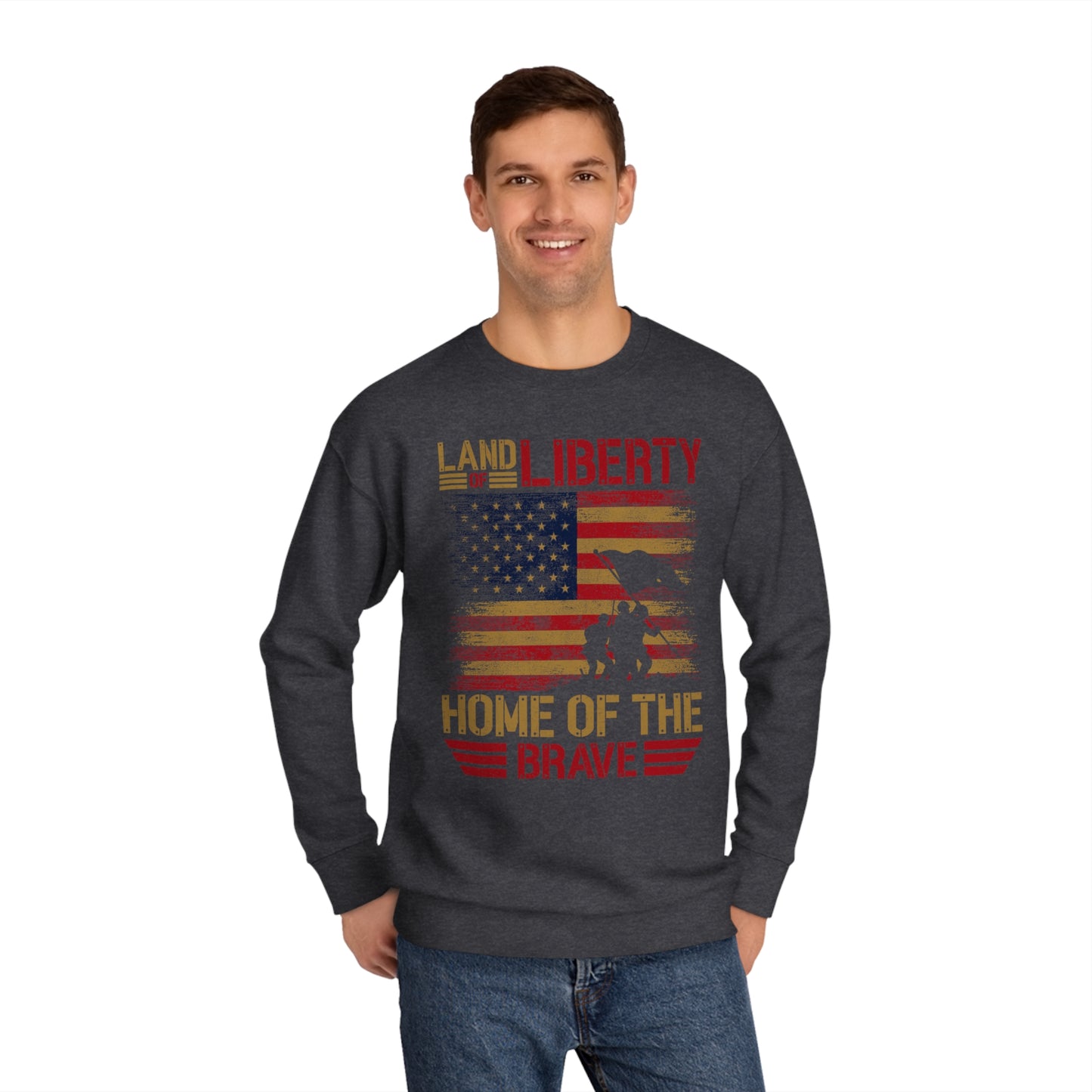 Home of the Brave Unisex Crew Sweatshirt