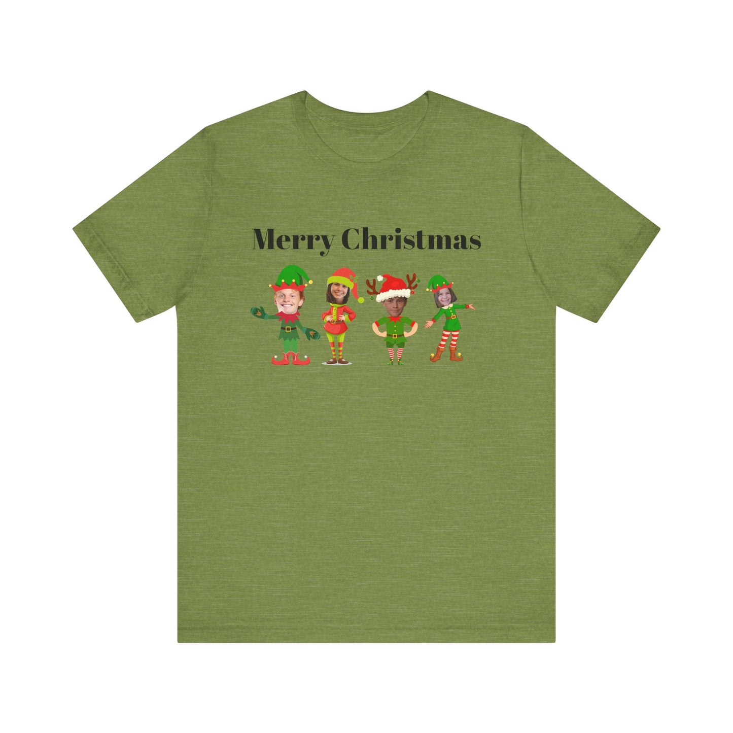 Merry Elf Christmas Unisex Jersey Short Sleeve Tee