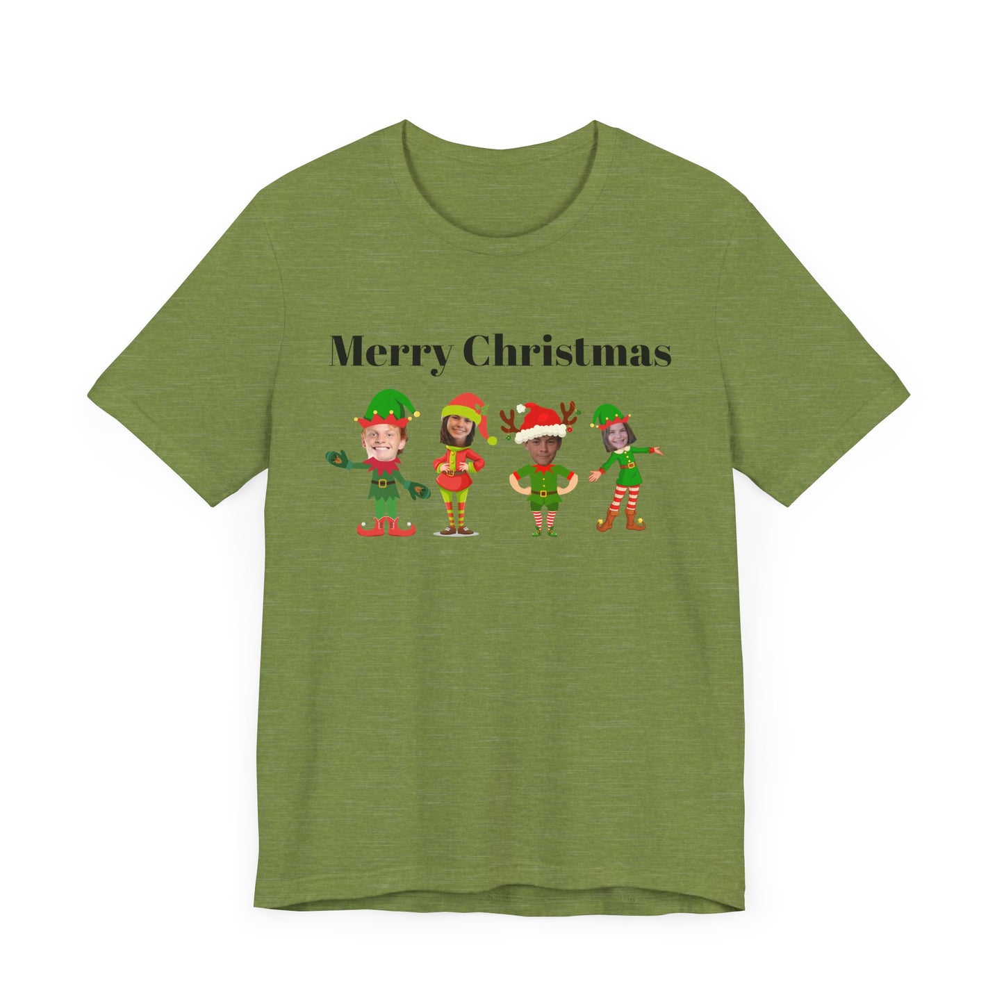 Merry Elf Christmas Unisex Jersey Short Sleeve Tee