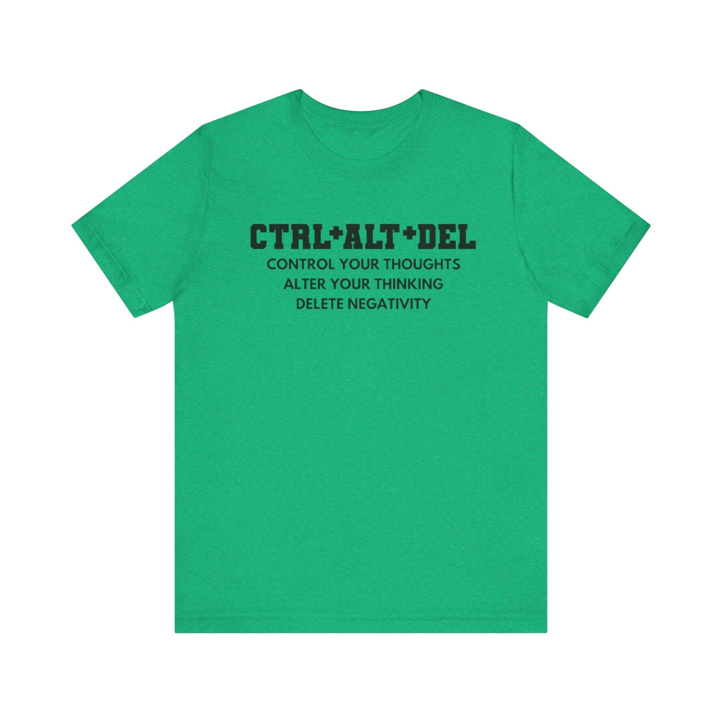 CTRL+ ALT+ DEL Unisex Jersey Short Sleeve Tee