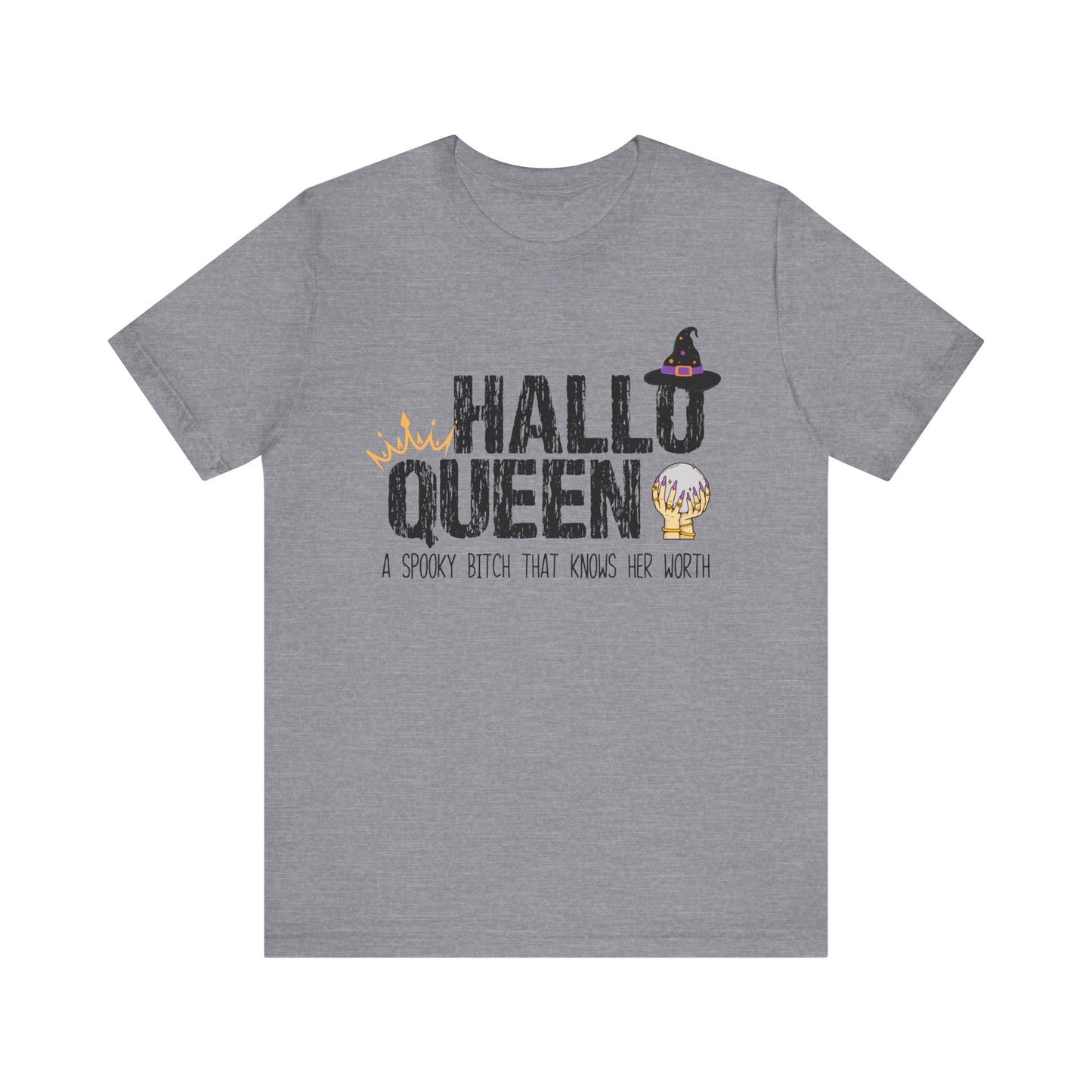 Hallo- QUEEN  Unisex Jersey Short Sleeve Tee