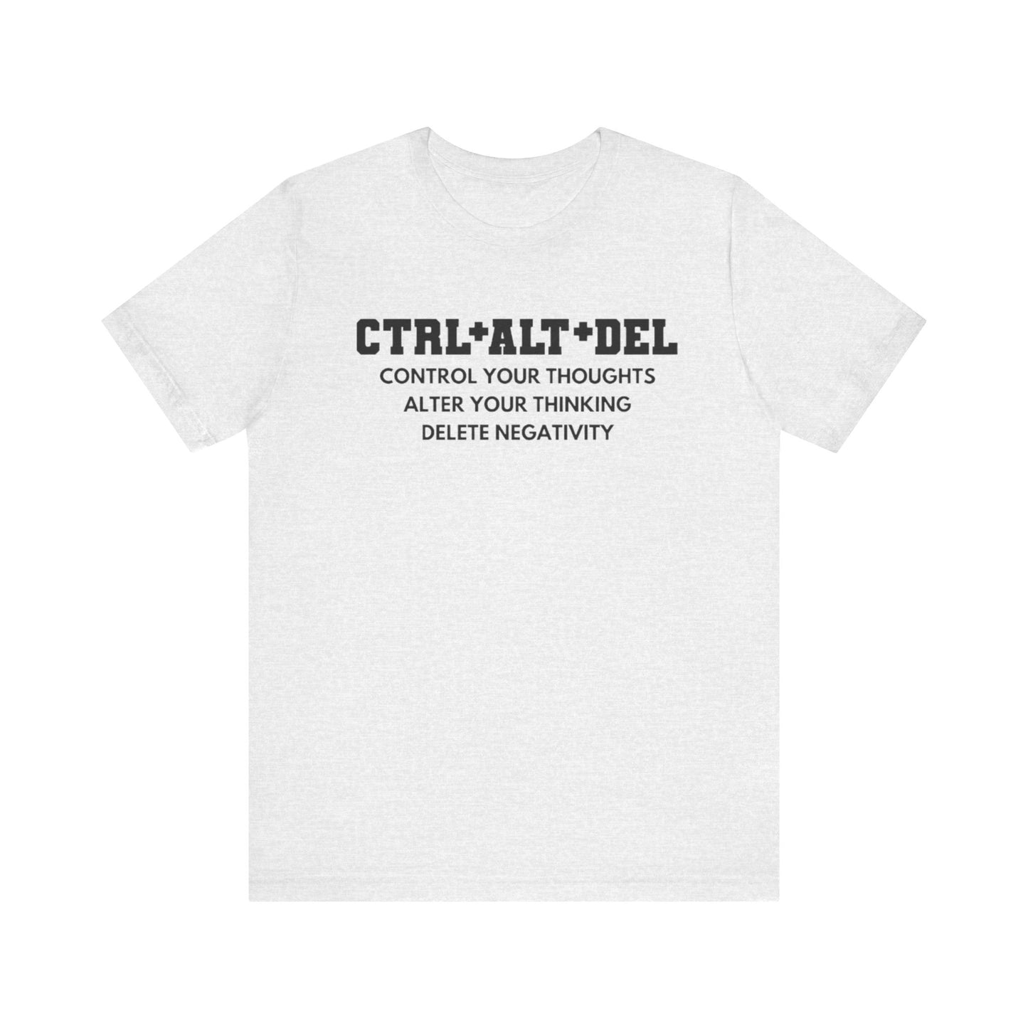 CTRL+ ALT+ DEL Unisex Jersey Short Sleeve Tee