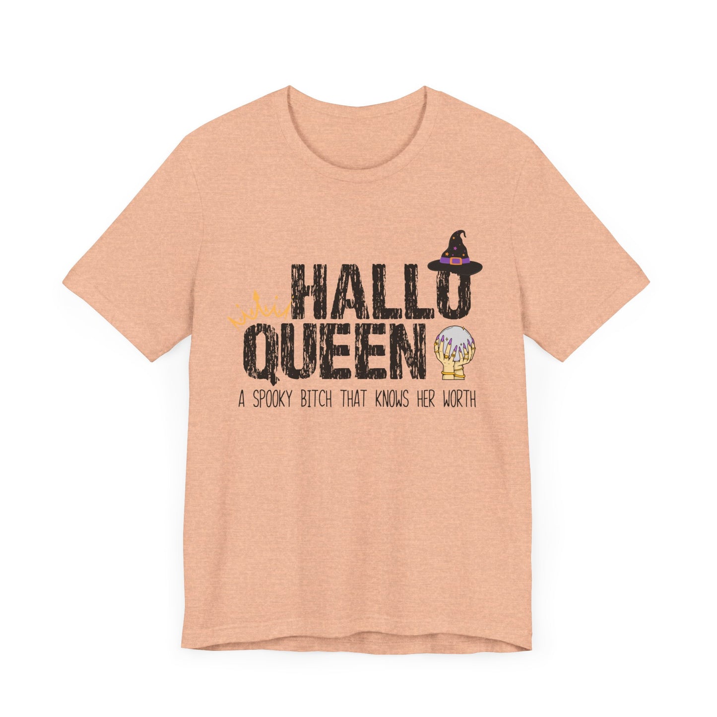 Hallo- QUEEN  Unisex Jersey Short Sleeve Tee