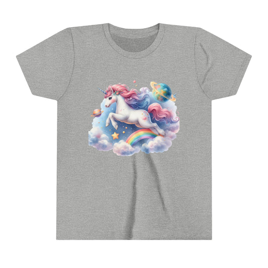 Unicorn Outerspace Youth Short Sleeve Tee